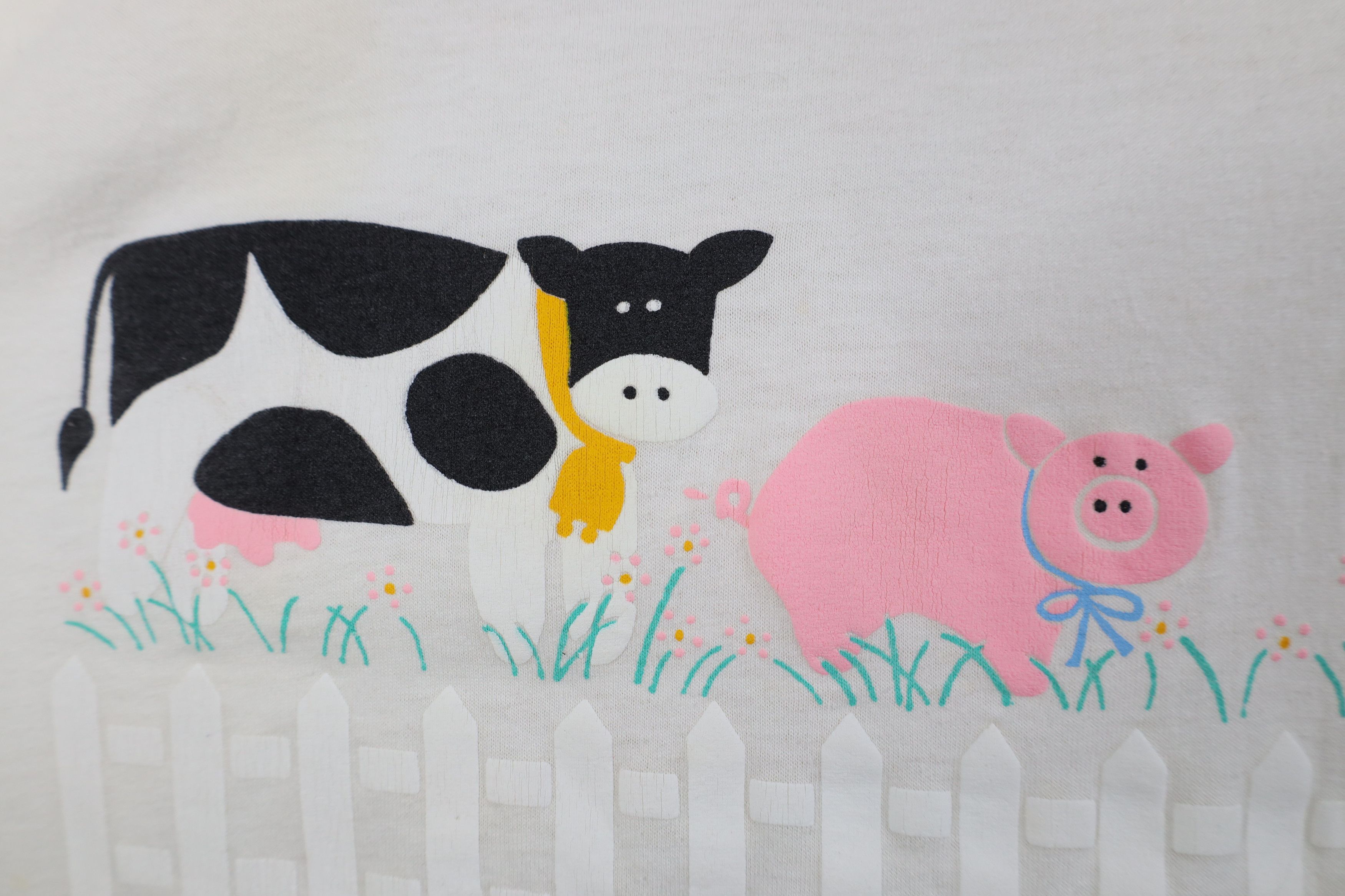 Vintage Vintage 90s Country Farmhouse Animal Farm T-Shirt USA Size L / US 10 / IT 46 - 5 Thumbnail