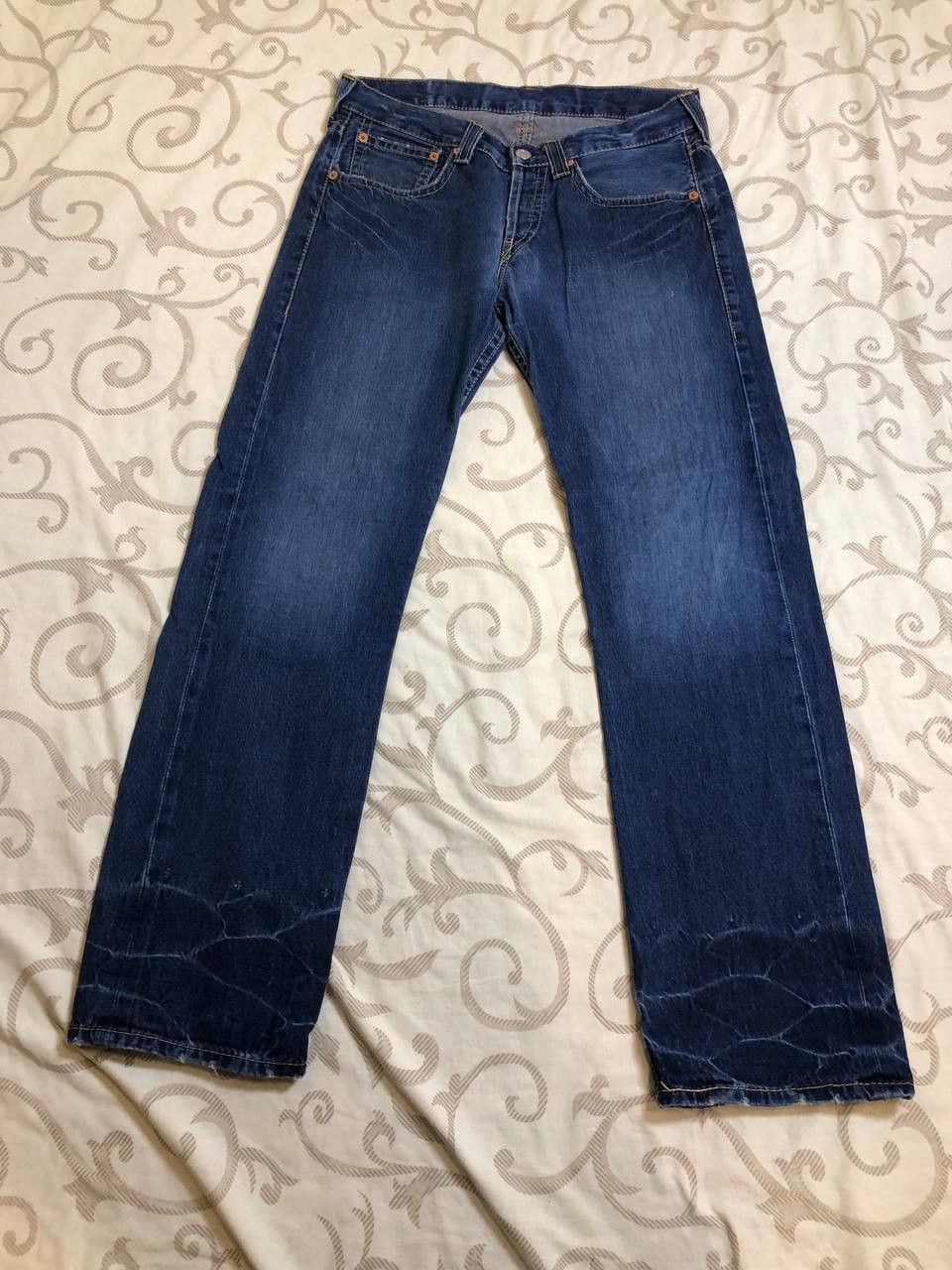 Levi's Light Wash Jeans 90s Levi's 901 Distressed Faded Size US 34 / EU 50 - 1 Thumbnail
