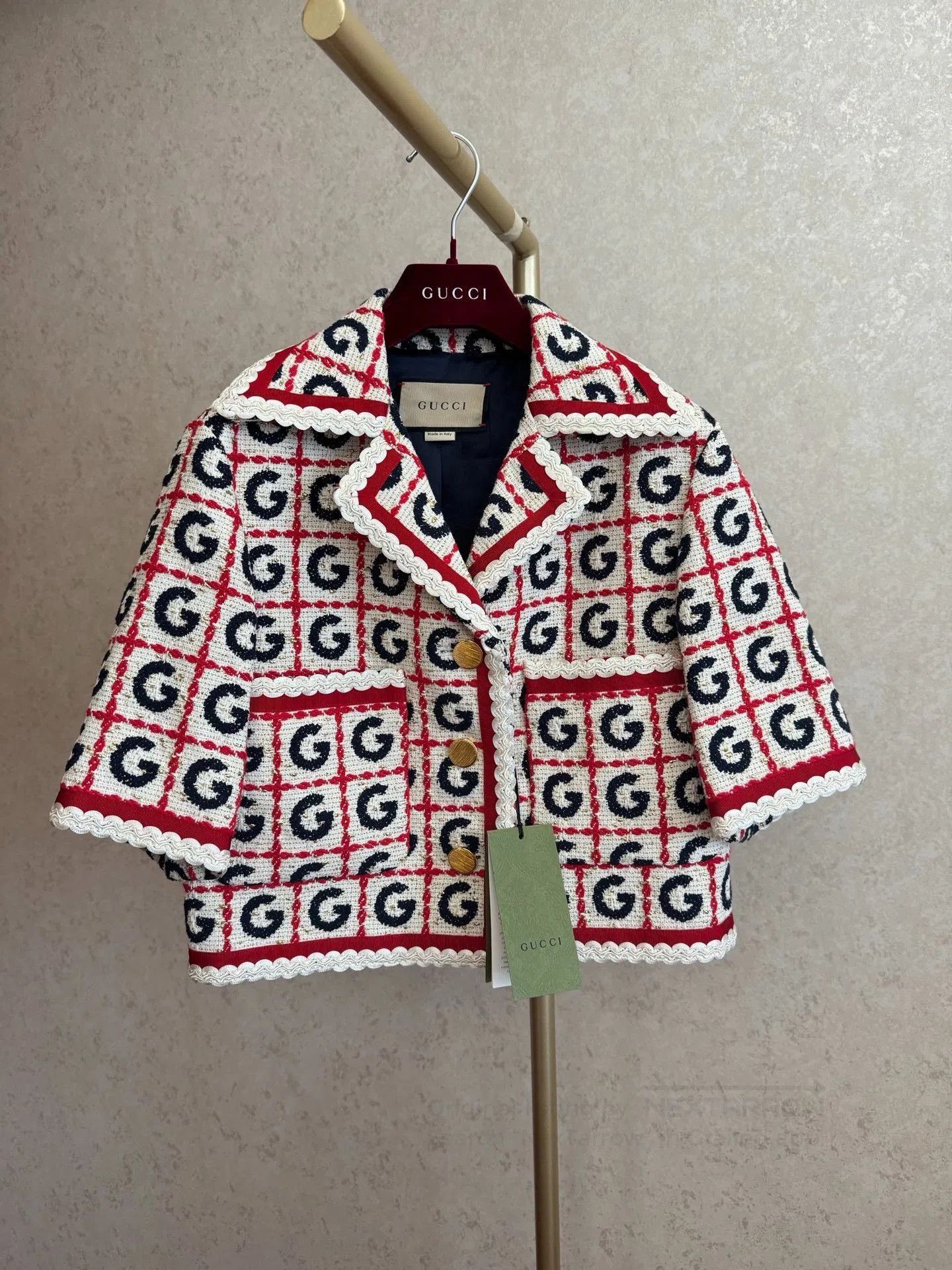 Gucci Gucci Women's Heavy Craft Jacket. Size S / US 4 / IT 40 - 1 Thumbnail