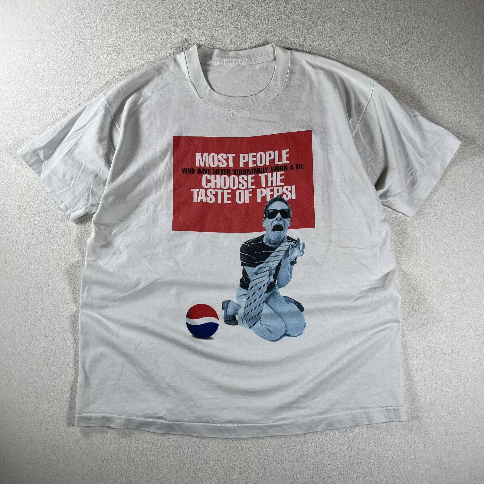 Pepsi Vintage 90s Pepsi Comedy Promo T shirt Size US XL / EU 56 / 4 - 1 Thumbnail