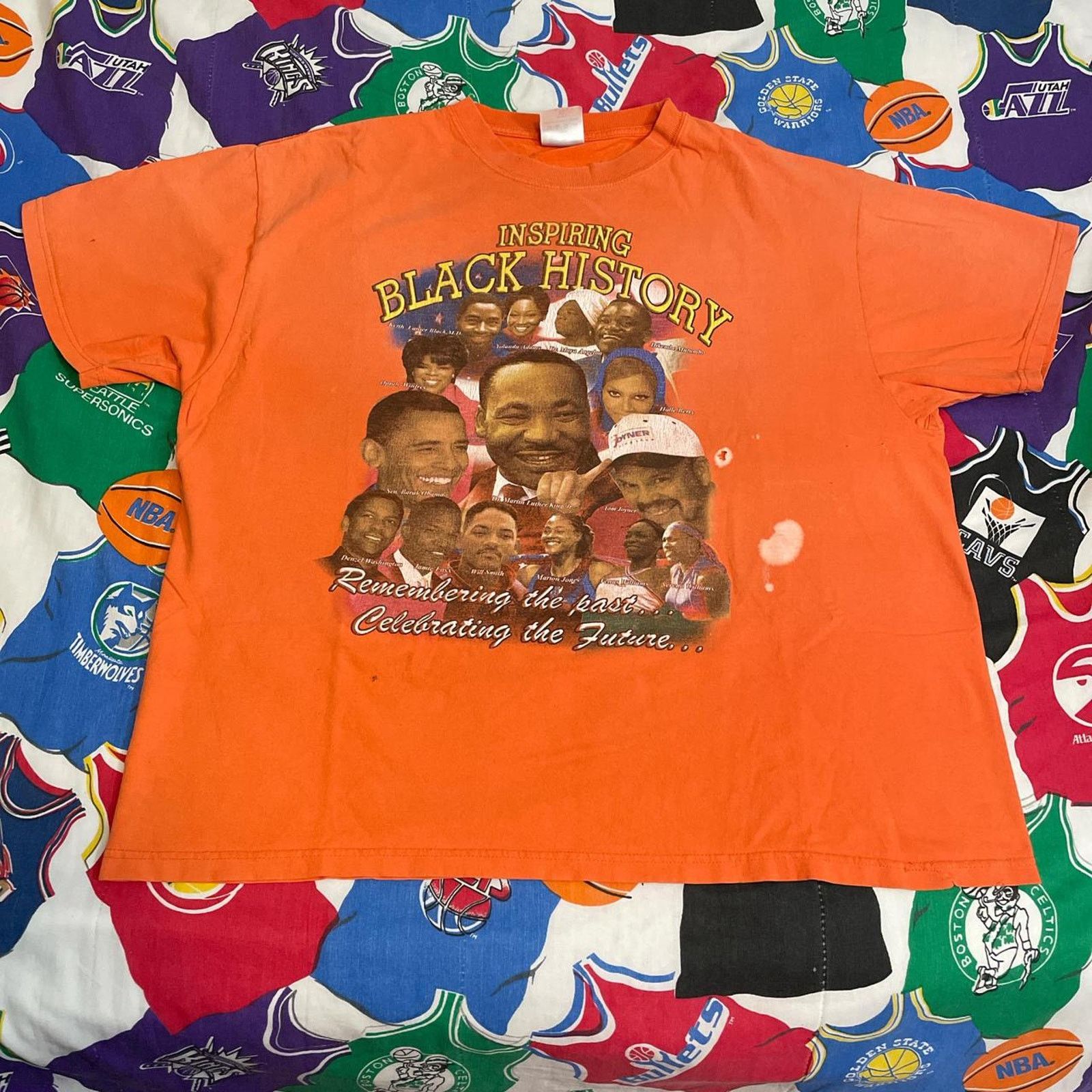 Vintage Vintage Inspiring Black History Memorial Culture Tee Size US XL / EU 56 / 4 - 1 Thumbnail