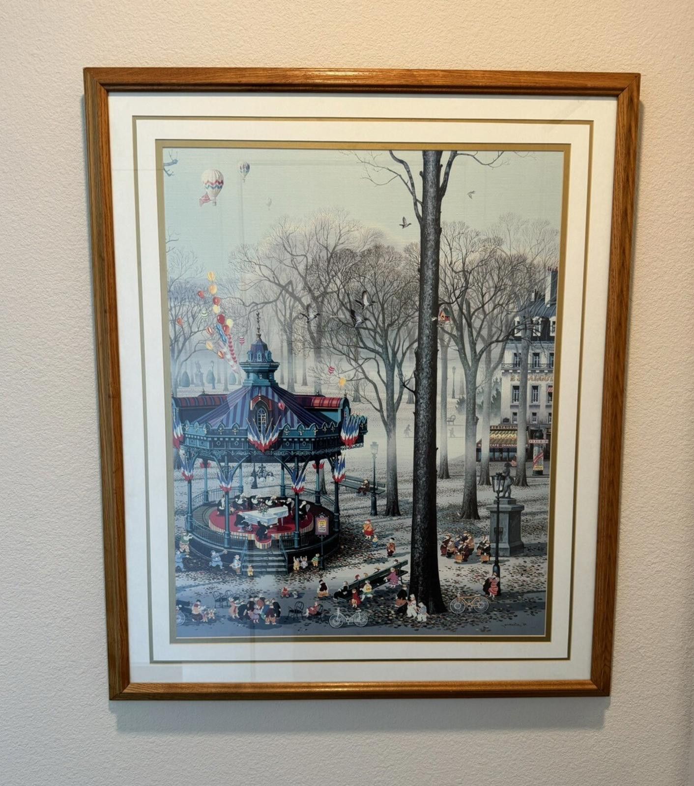 Designer Hiro Yamagata Concert in the Park 1988 Beautifully Framed Size ONE SIZE - 1 Thumbnail