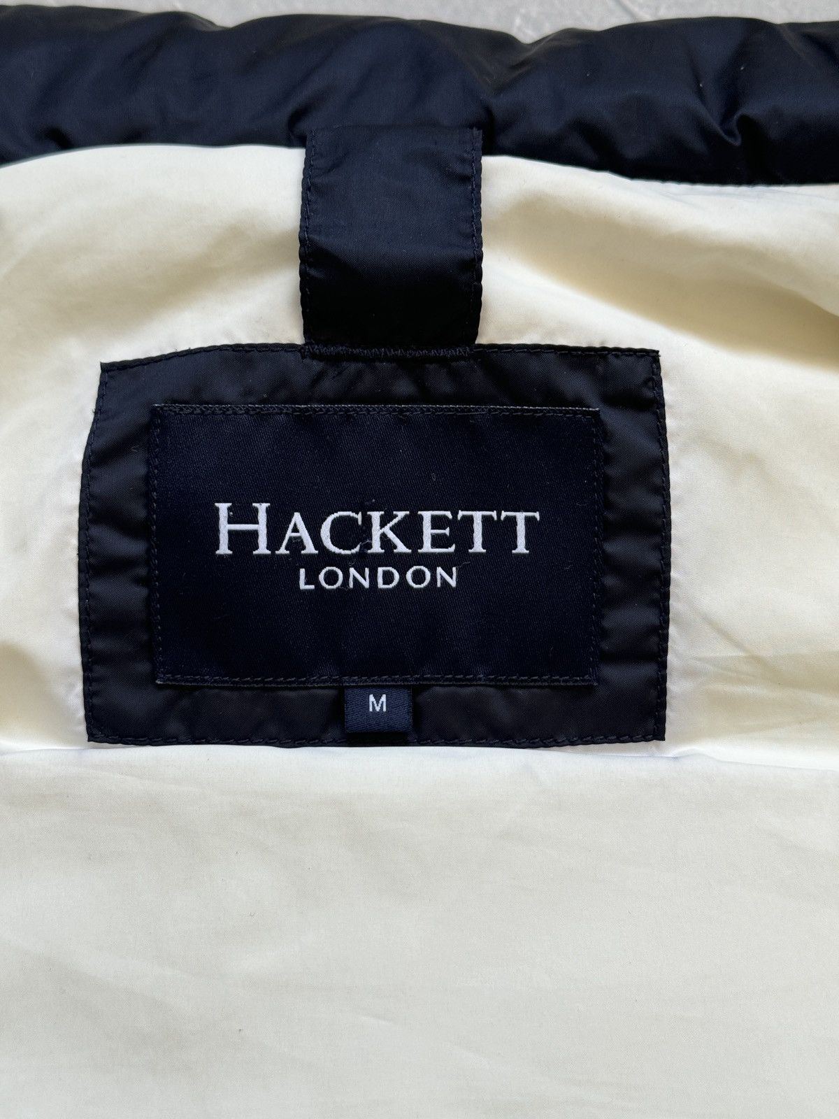 Hackett Hackett London Nylon Down Puffer Vest Navy Inner Hood Size US M / EU 48-50 / 2 - 12 Thumbnail