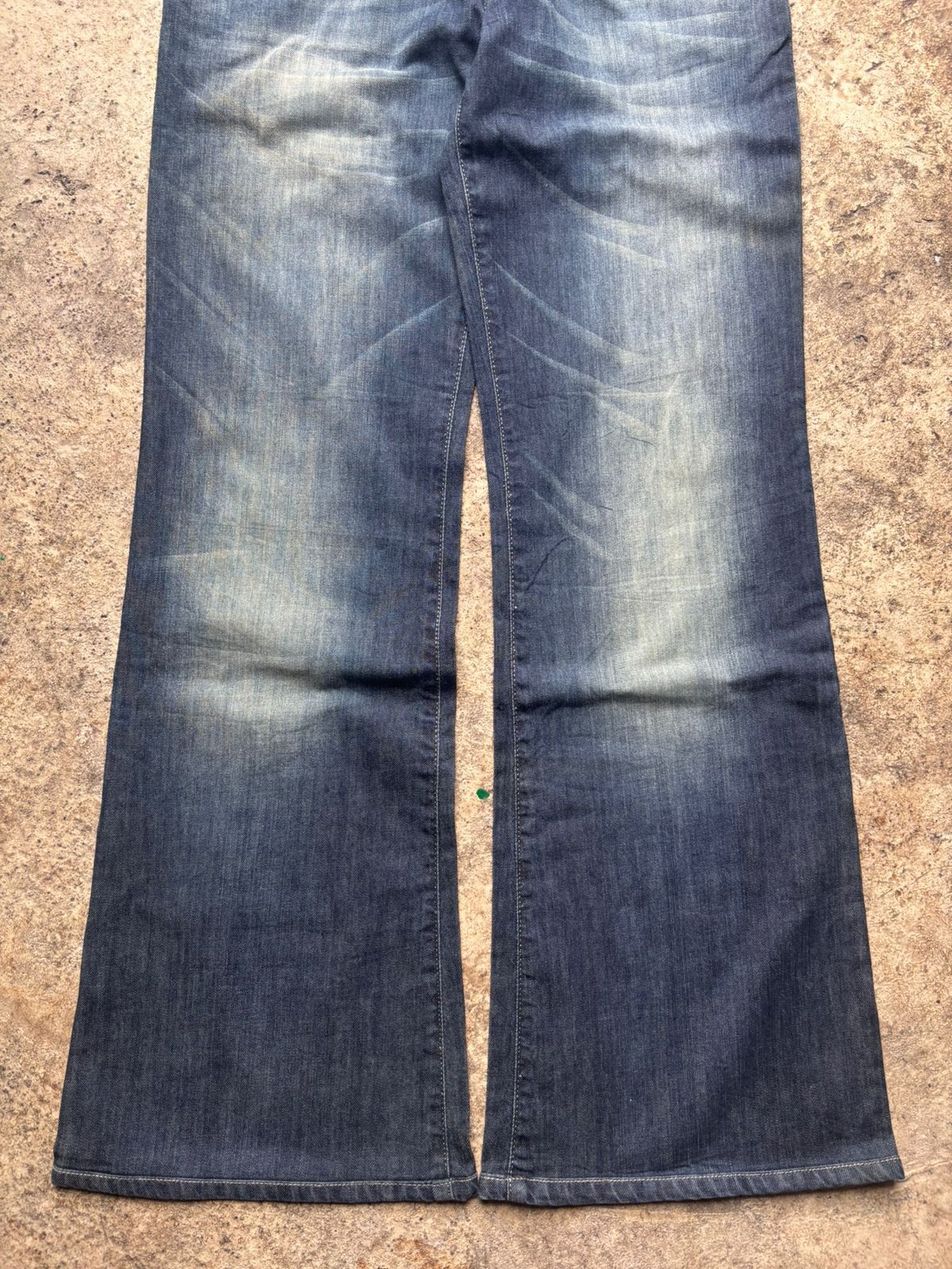 Diesel 2000s Y2k Diesel Flared Jeans Size US 28 / EU 44 - 3 Thumbnail