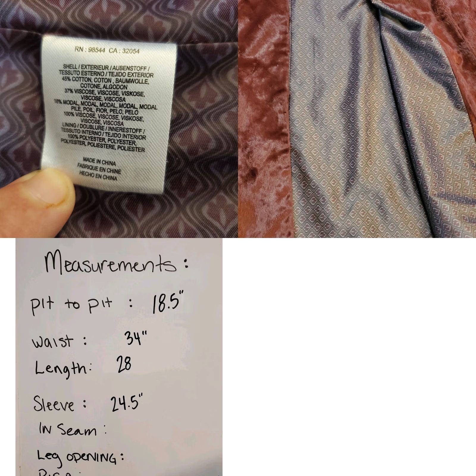 Habitat Anthropologie Tabitha Talley Womens Coat Burgundy Faux Fur Sz Sm City Party Size S / US 4 / IT 40 - 8 Thumbnail