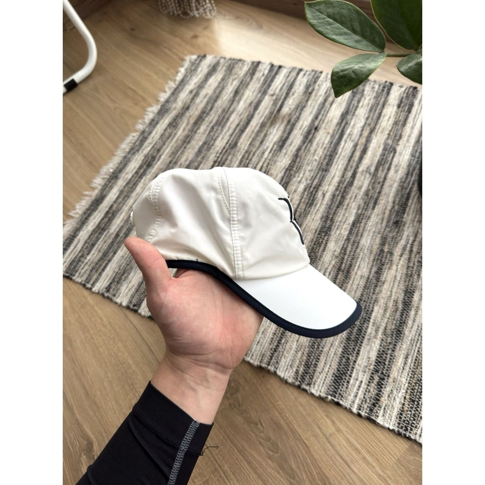 Nike VINTAGE Nike RF Big Logo Tennis Nylon White Cap One Size Men Size ONE SIZE - 6 Thumbnail