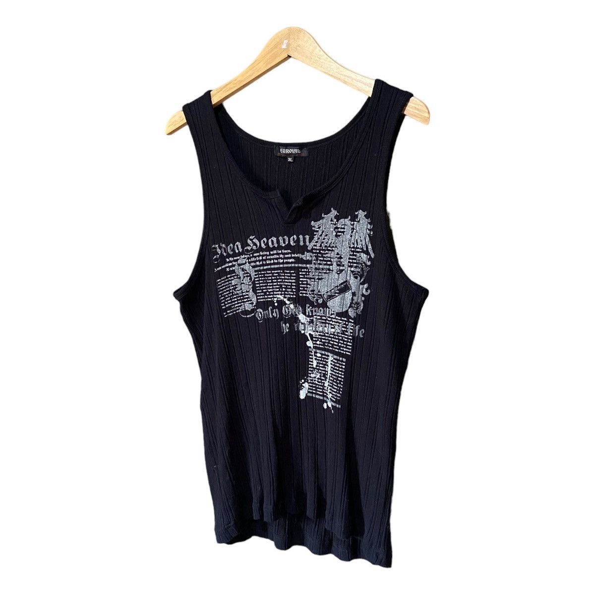 Japanese Brand × Yasuyuki Ishii Japanese-Y2K Grunge Poem Pleated Tank Top Size US M / EU 48-50 / 2 - 2 Thumbnail