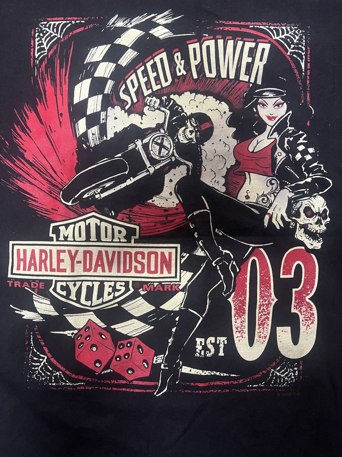 Harley Davidson Harley-Davidson Shirt Black Red Women (2018) Size US XXL / EU 58 / 5 - 2 Thumbnail