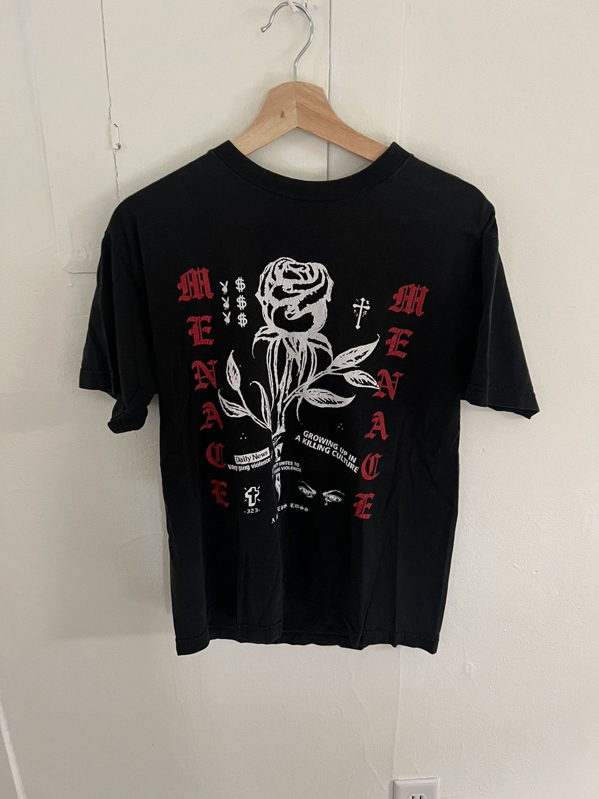 Menace Menace Black T Size US M / EU 48-50 / 2 - 1 Thumbnail