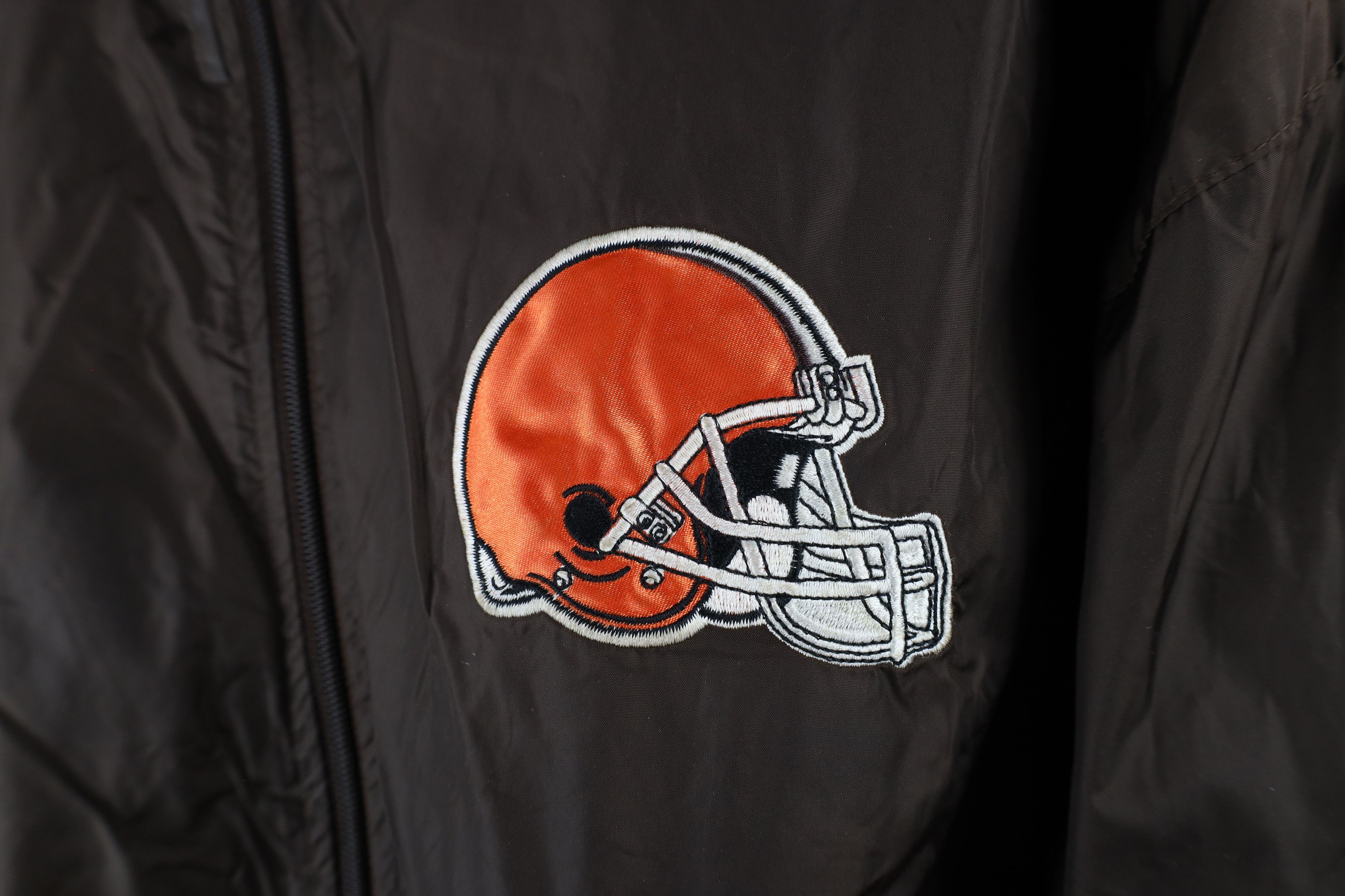 Vintage Vintage NFL Cleveland Football Lined Windbreaker Jacket Size US XL / EU 56 / 4 - 4 Thumbnail