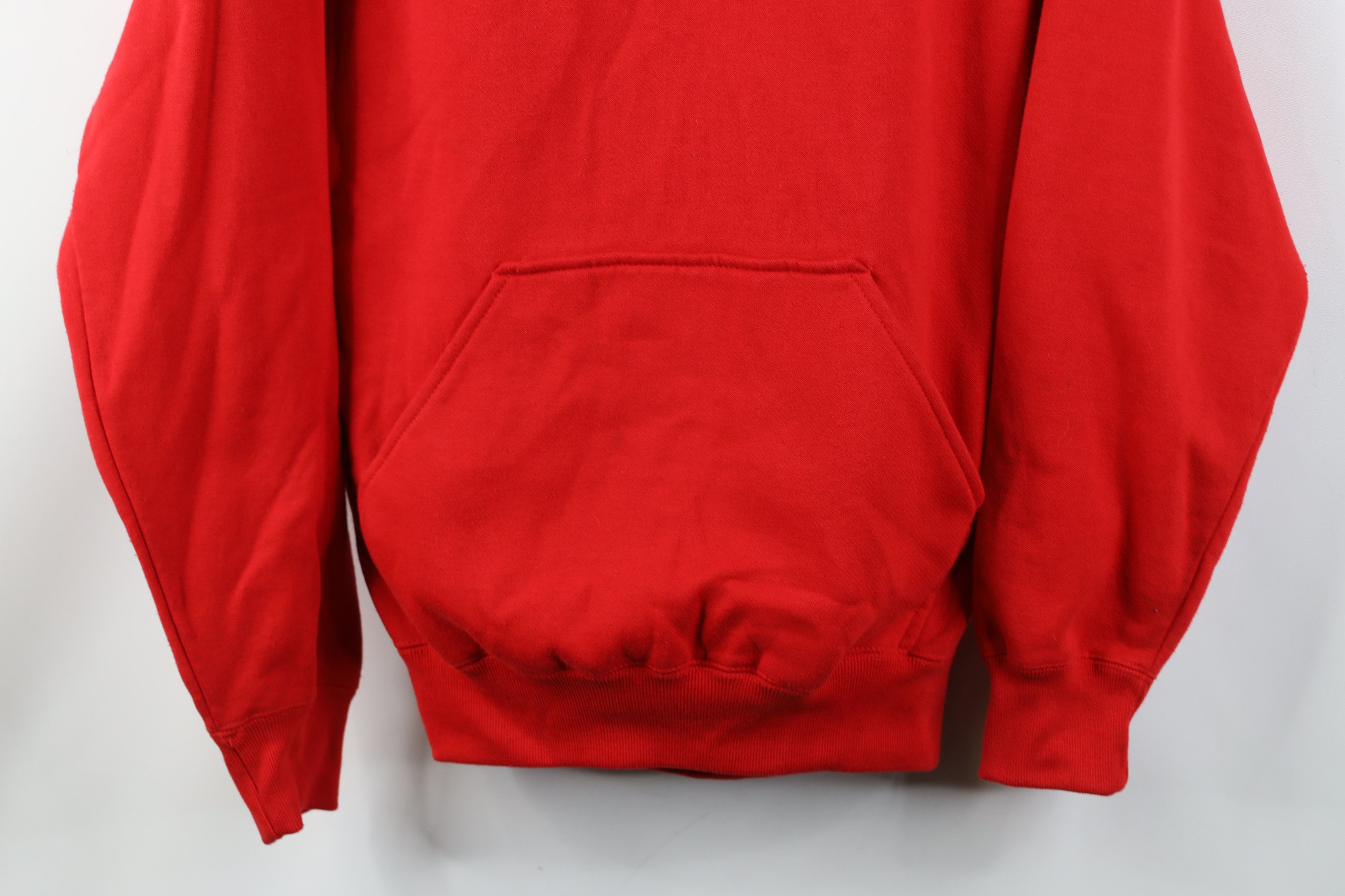 Gap Vintage 80s 90s Gap Sport Faded Blank Hoodie Sweatshirt Red Size M / US 6-8 / IT 42-44 - 3 Thumbnail