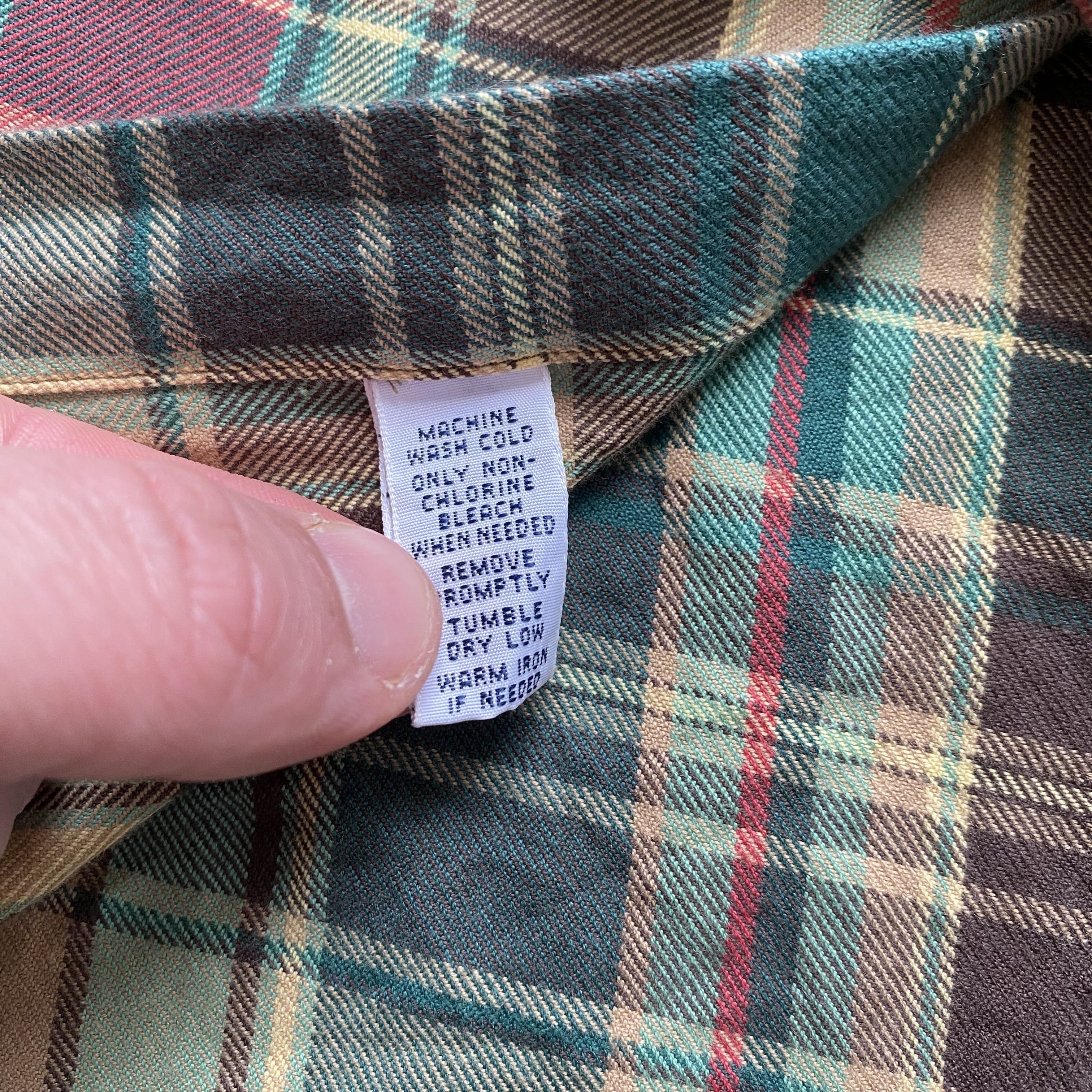 Polo Ralph Lauren Vintage Polo Ralph Lauren flannel shirt Travis Scott style Size US L / EU 52-54 / 3 - 10 Thumbnail