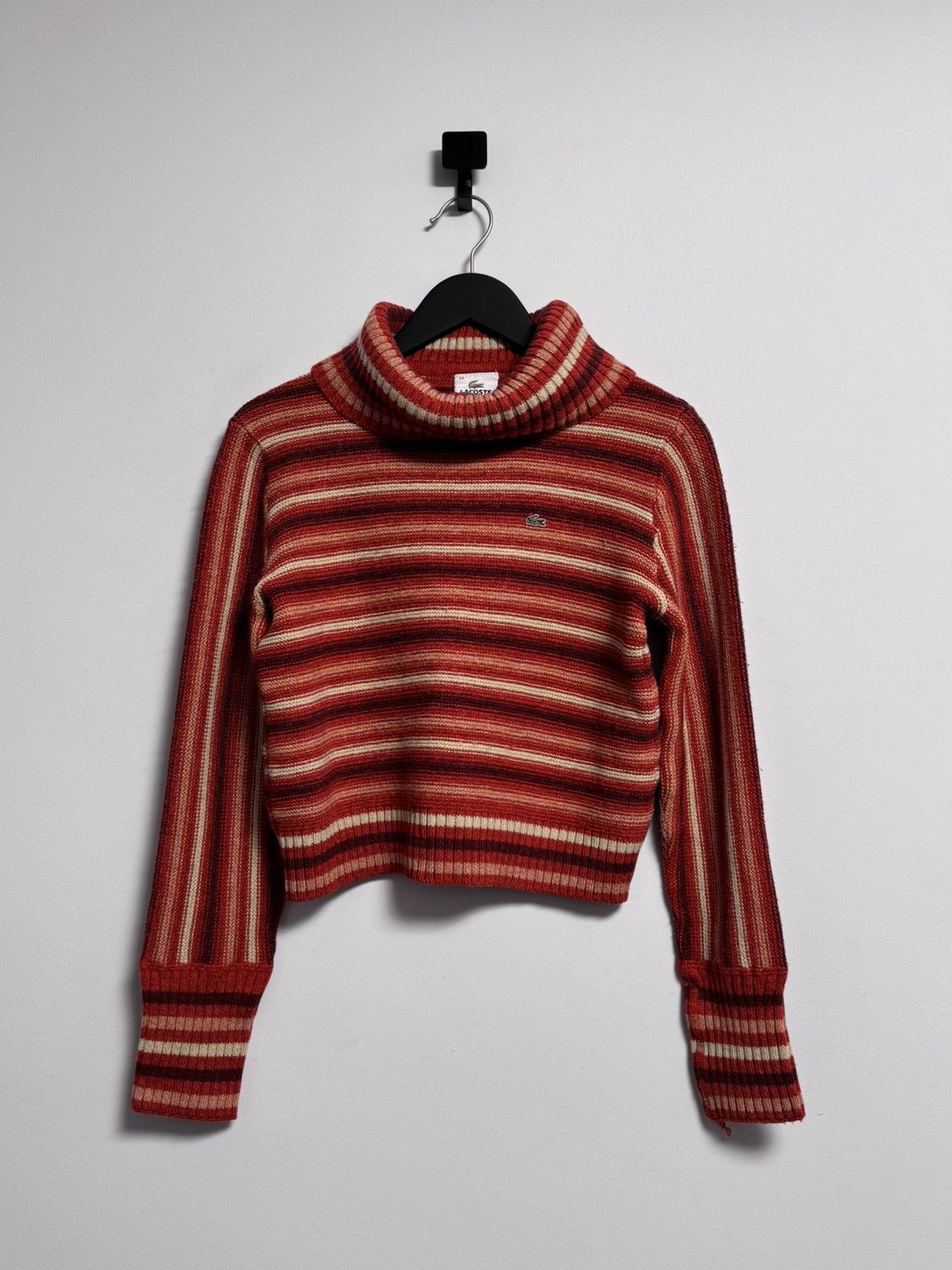 Lacoste Lacoste Vintage Y2K style Knitted Sweater Golf Size L / US 10 / IT 46 - 1 Thumbnail
