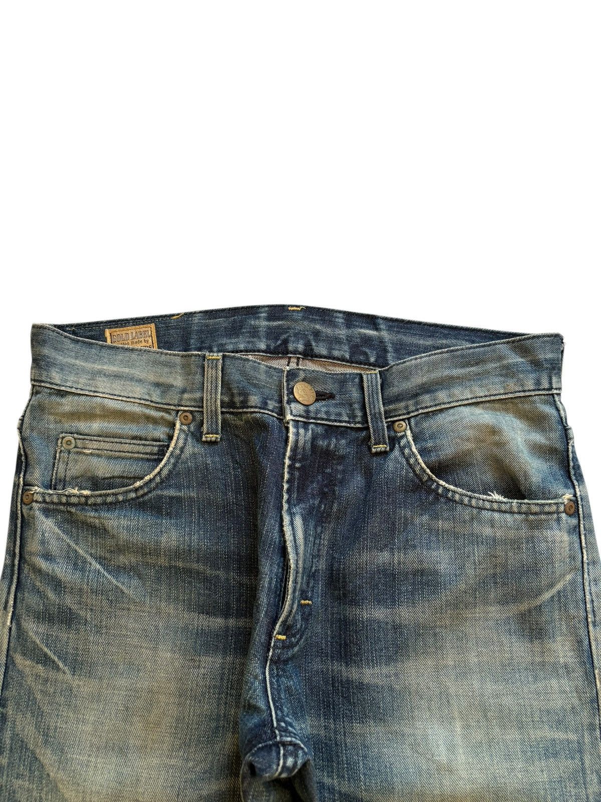 Lee Vintage Lee Rusty Mud Wash Distressed Ripped Jeans Size US 30 / EU 46 - 4 Thumbnail