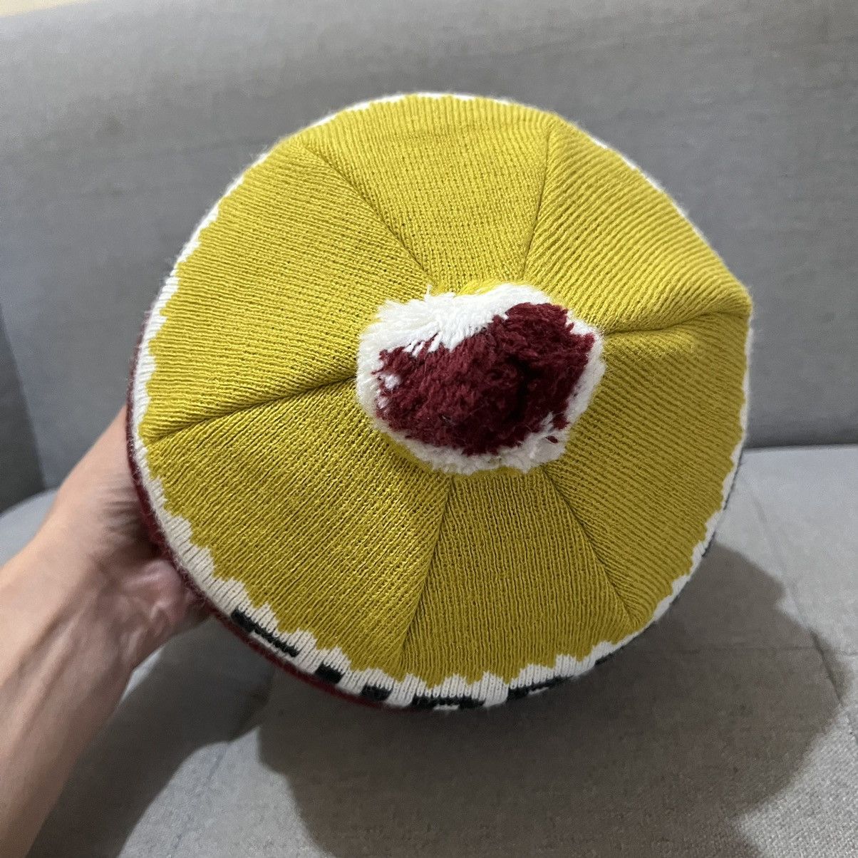 Supreme Supreme Logo Yellow/Red Beanie Size ONE SIZE - 4 Thumbnail