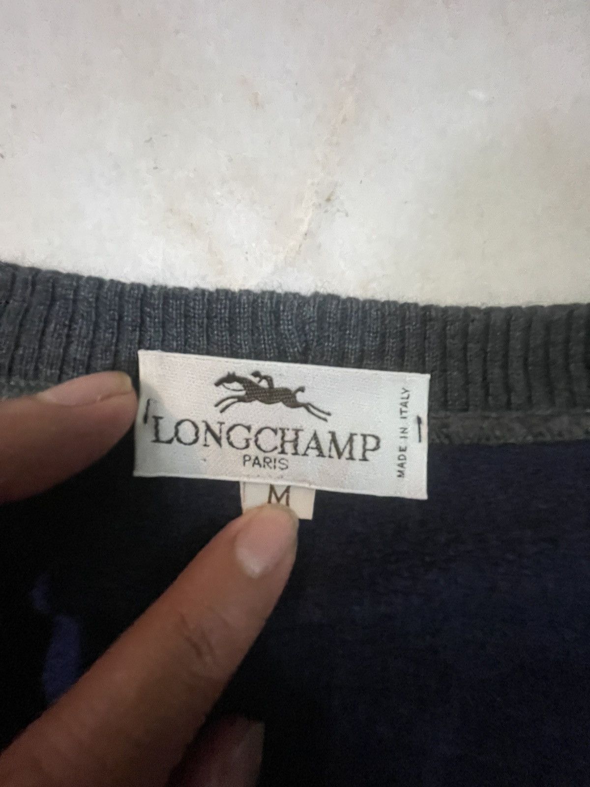 Longchamp × Vintage Longchamp 1990’s Cardigan Sweater Size US M / EU 48-50 / 2 - 10 Thumbnail