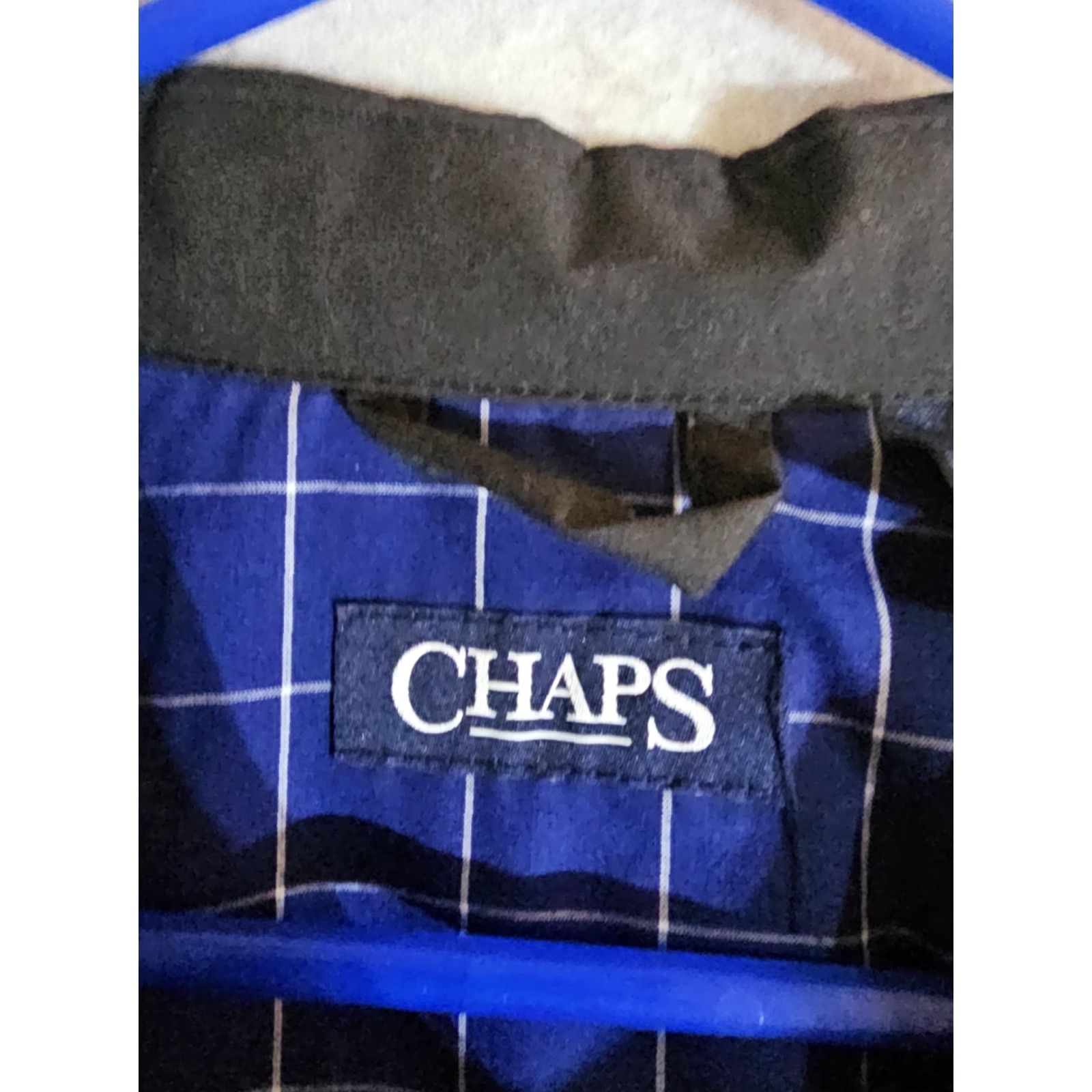 Chaps VINTAGE Chaps Ralph Lauren Cotton Jacket Black Mens Size Lg Full Zip Crest Logo Size US L / EU 52-54 / 3 - 3 Thumbnail