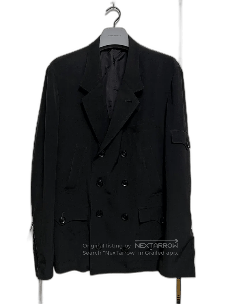 Yohji Yamamoto Yohji Yamamoto YS23SS Double-Breasted Jacket Size US M / EU 48-50 / 2 - 1 Thumbnail