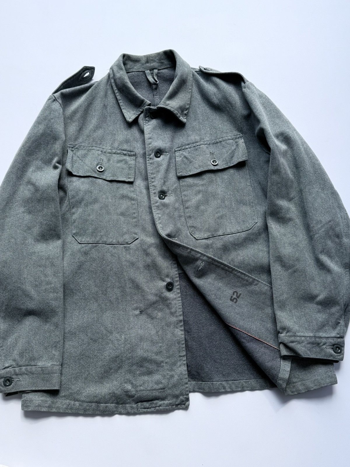 Vetra Vintage 70s Swiss Military Workwear Chore Jacket Size US L / EU 52-54 / 3 - 2 Thumbnail
