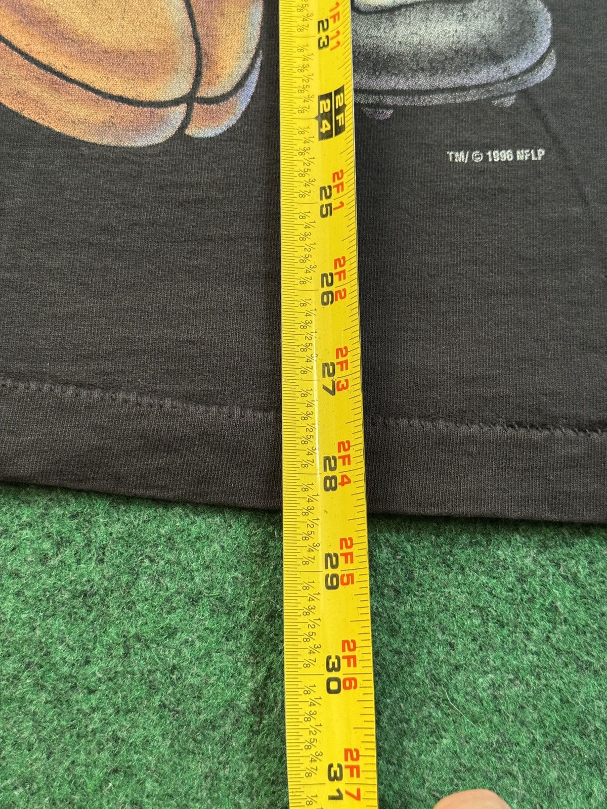 Starter Vtg 90s Pittsburgh Steelers Taz Looney Tunes Cartoon T Shirt Size US L / EU 52-54 / 3 - 7 Thumbnail