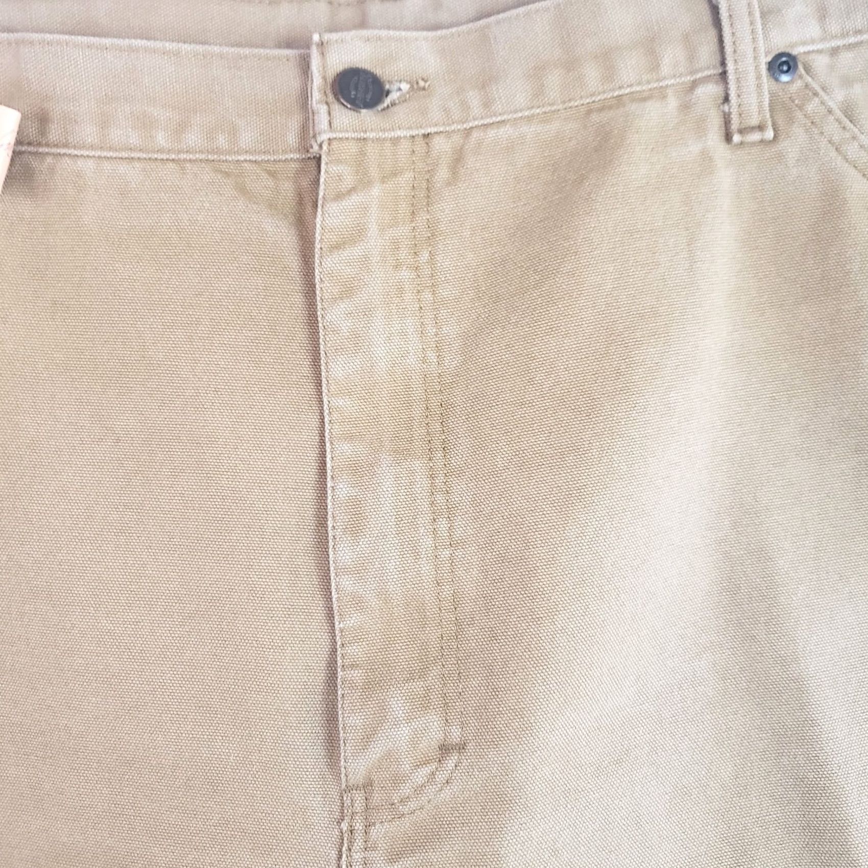 Dickies Dickies Canvas Work Pants Relaxed Fit Straight Tan Brown Duck Mens 40x30 Brown Dickies Canvas Work Pants Relaxed Fit Straight Mens 40x30 Size US 40 / EU 56 - 4 Thumbnail