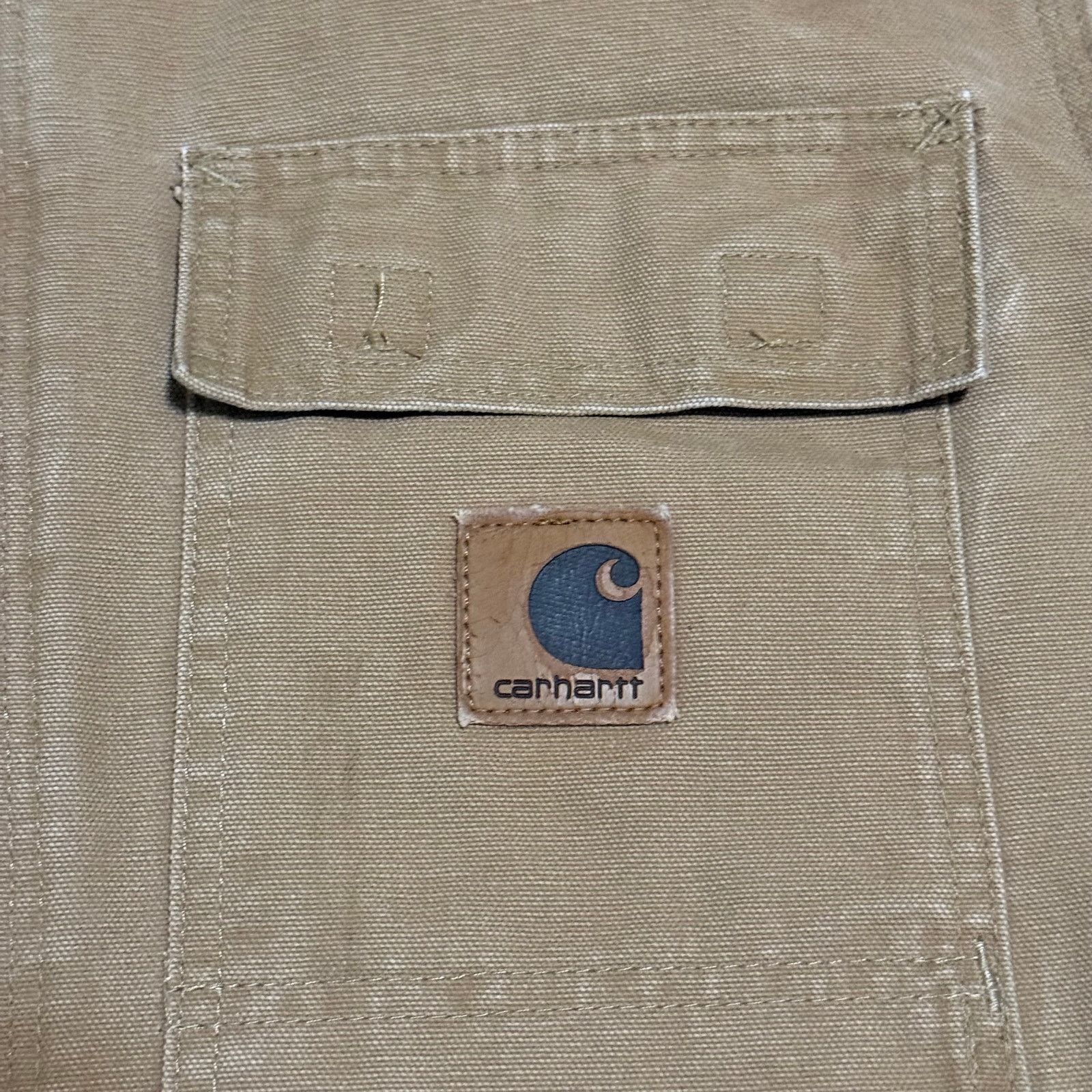 Carhartt Vintage Carhartt Quilted Canvas Jacket Large C26 CML Tan Size US L / EU 52-54 / 3 - 4 Thumbnail
