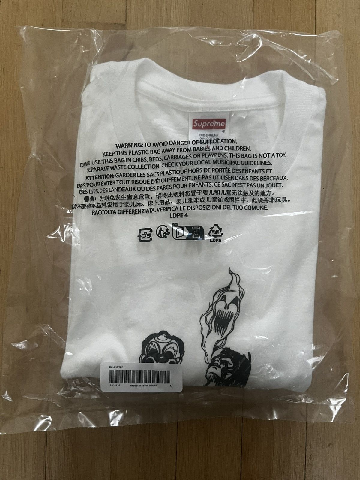 Supreme Supreme x Salem tee Size US L / EU 52-54 / 3 - 1 Thumbnail