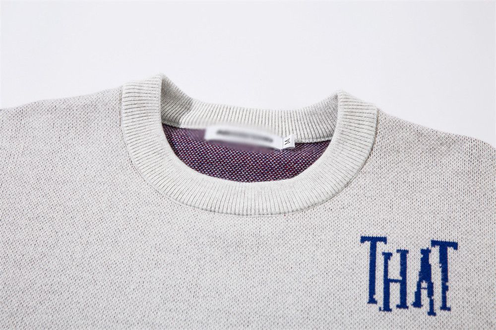 Vintage Men's loose graffiti lettering crew neck casual sweater Size US L / EU 52-54 / 3 - 3 Thumbnail