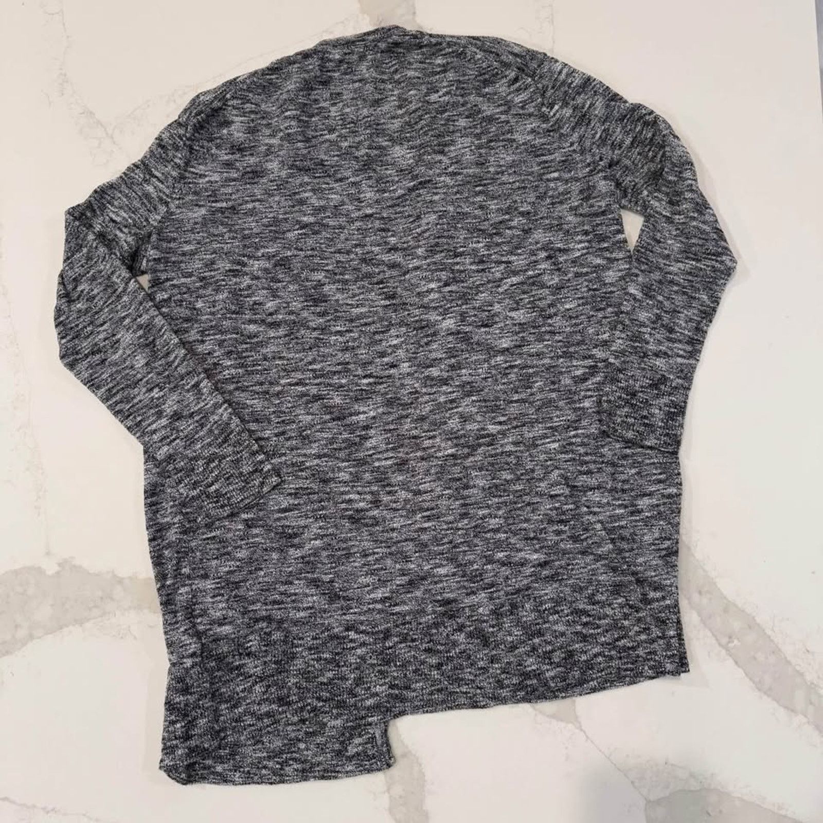 Madewell Madewell Women Open Ryder Cardigan Sweater Gray Knit Size XS Size XS / US 0-2 / IT 36-38 - 7 Thumbnail