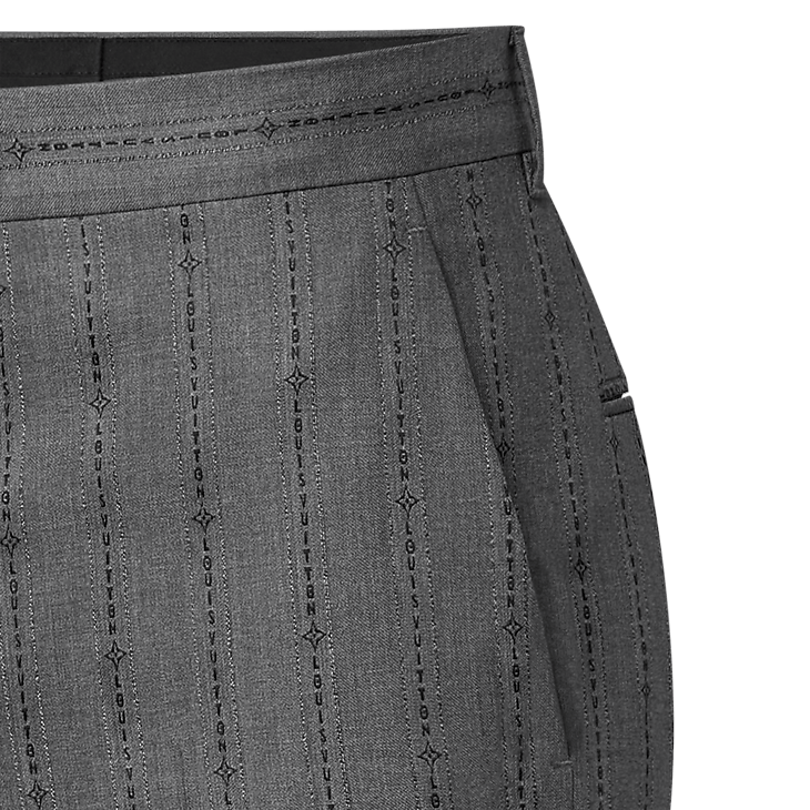 Louis Vuitton Wool Blend Cigarette Trousers Size 52L - 3 Thumbnail