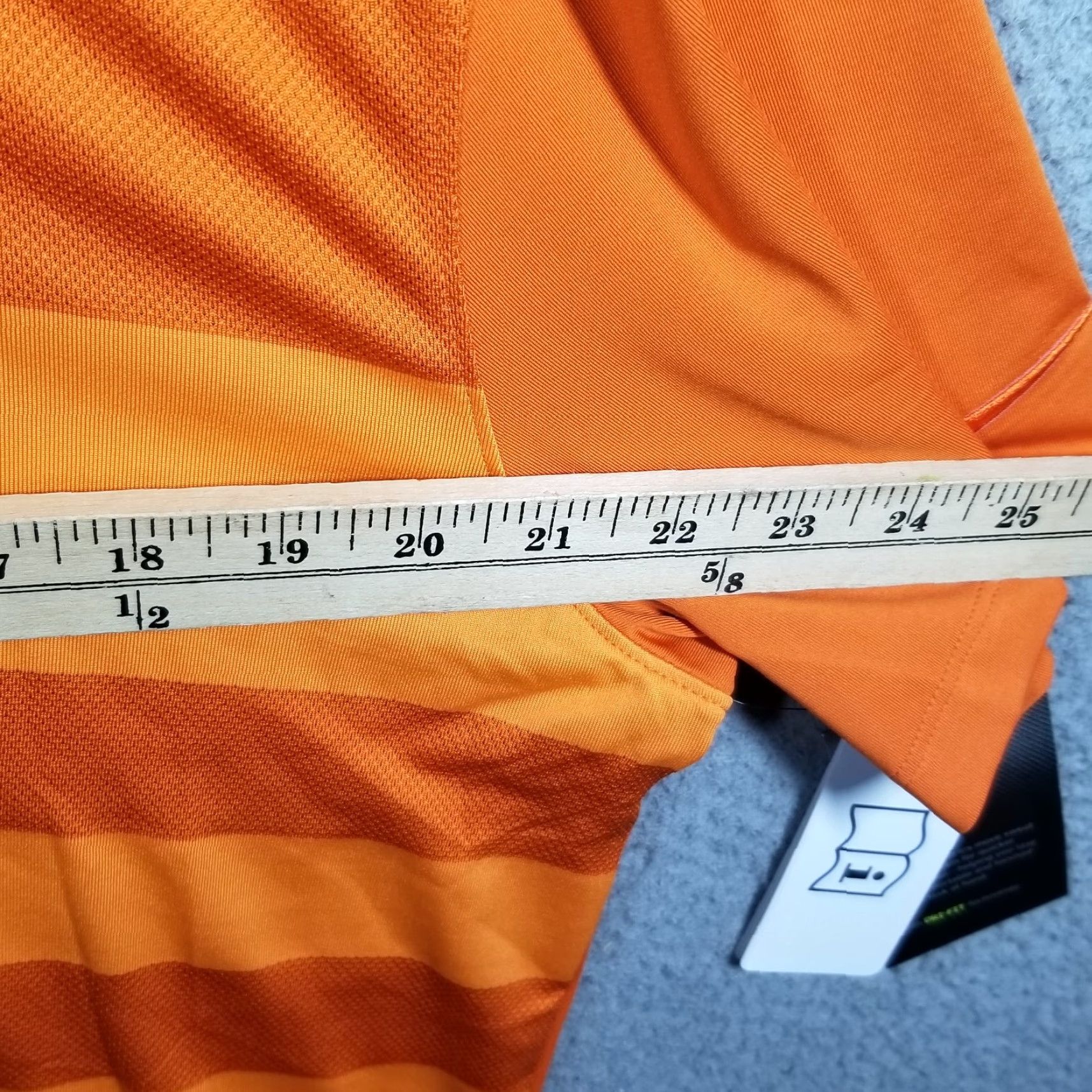 Nike Nike Golf Polo Shirt Mens M Orange Striped 100% Authentic CI7903 847 Polo Shirt Activewear Slim/Regular Fit Size US M / EU 48-50 / 2 - 7 Thumbnail