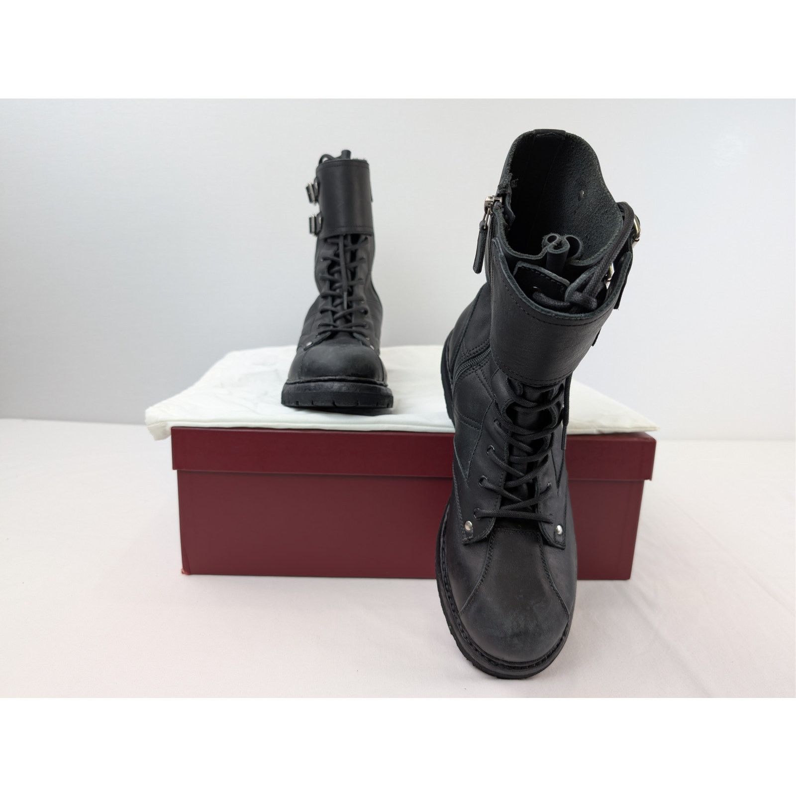 Gucci o1rshd1 Watch Calf Boots in Black Size US 12.5 / EU 45-46 - 18 Thumbnail