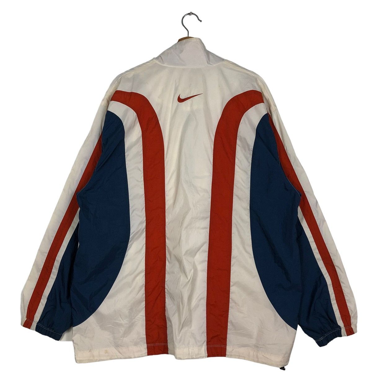 Nike 🔥90’s Vintage Bomber Jacket Nike Big Swoosh Logo Size US XL / EU 56 / 4 - 7 Thumbnail