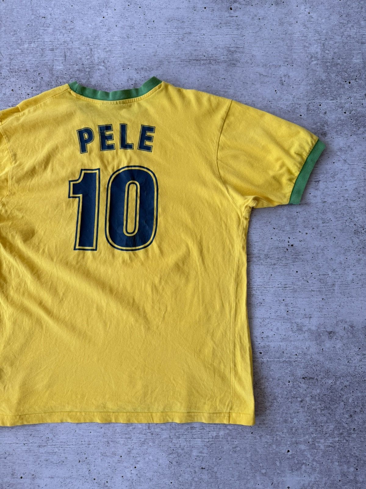 Penalty × Vintage Admiral Vintage 90s Brazil Pele #10 t Shirt Size US L / EU 52-54 / 3 - 4 Thumbnail