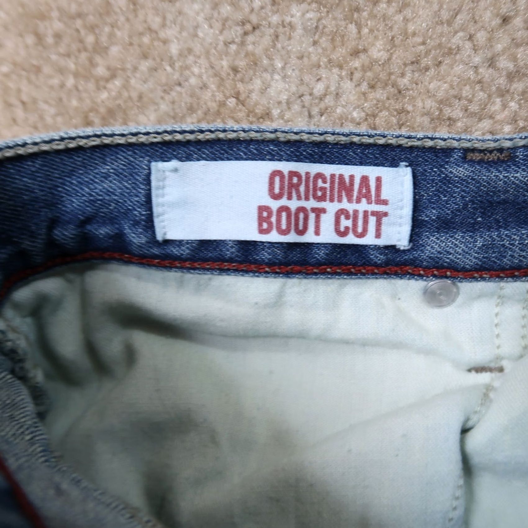 Vintage Arizona Jeans Bootscut Jeans Men's 42x30 Blue Denim 5-Pocket Logo Medium Wash Vintage? No. Size US 42 / EU 58 - 4 Thumbnail