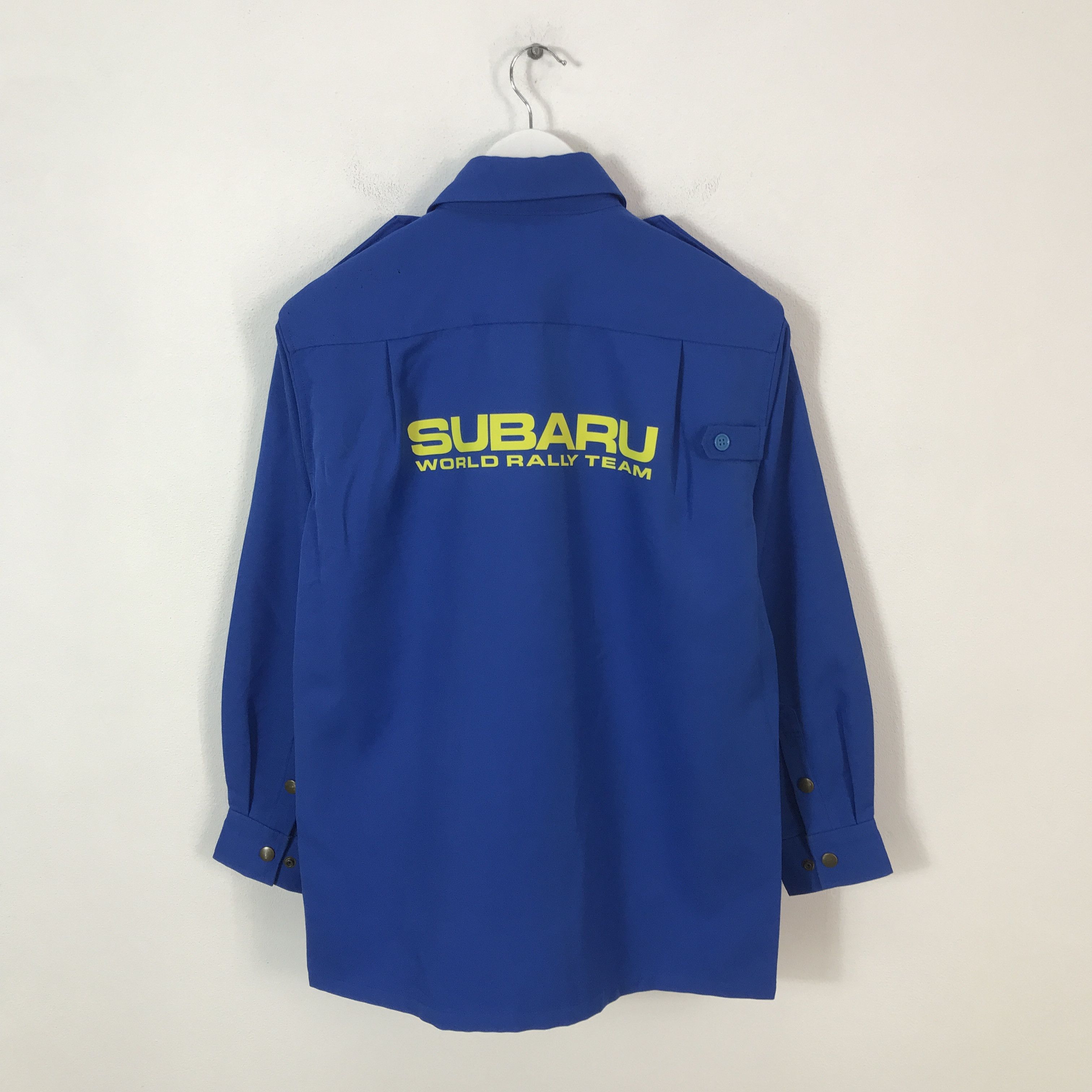 Japanese Brand Vtg subaru racing button up woking custom jacket Size US M / EU 48-50 / 2 - 1 Thumbnail