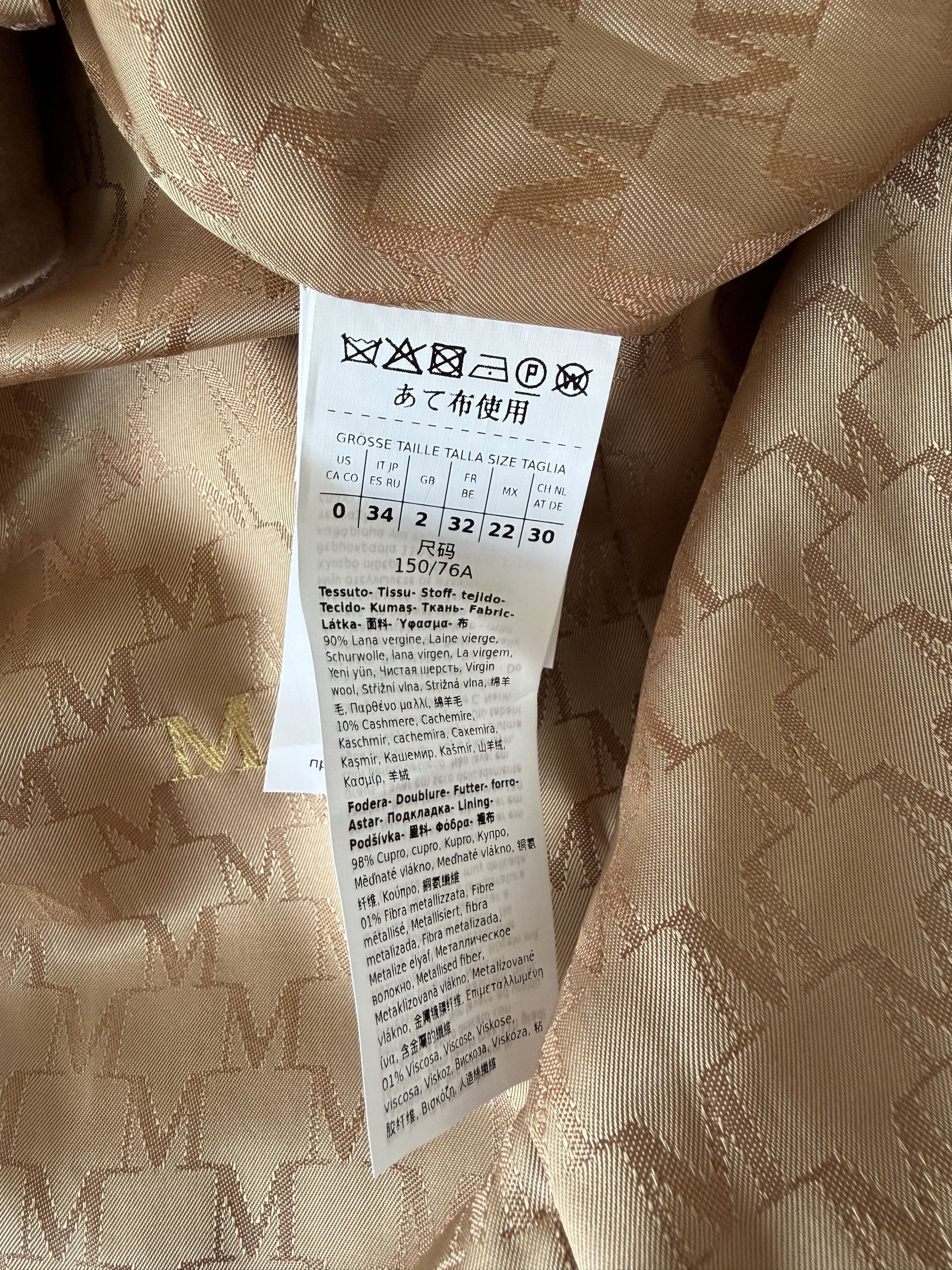 Max Mara Max Mara Madame 101801 Double-Breasted Wool Cashmere Coat Size XS / US 0-2 / IT 36-38 - 14 Thumbnail