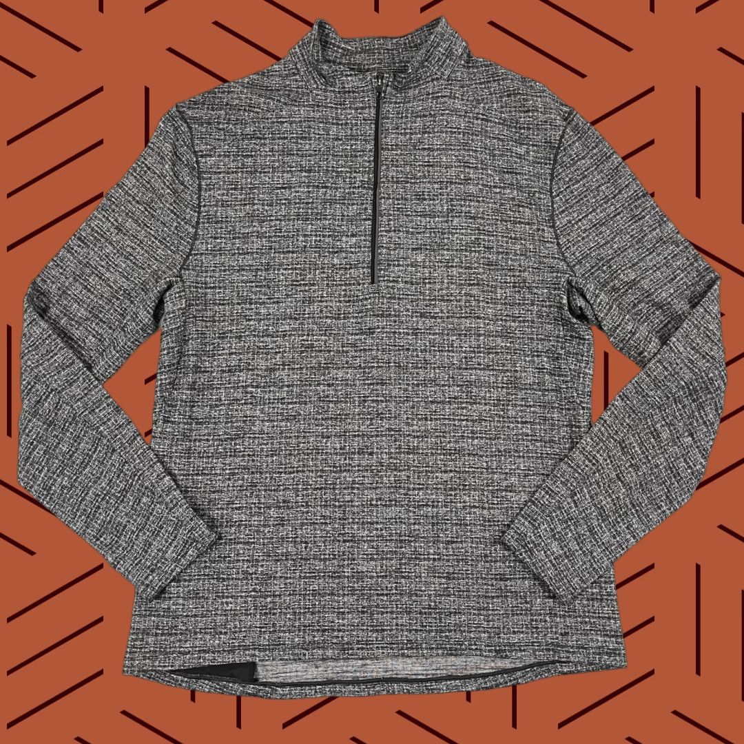 Lululemon Lululemon Surge Warm Pullover Jacket Mens XL Black 1/2 Zip Preppy Golf M3BJ8S Size US XL / EU 56 / 4 - 1 Thumbnail
