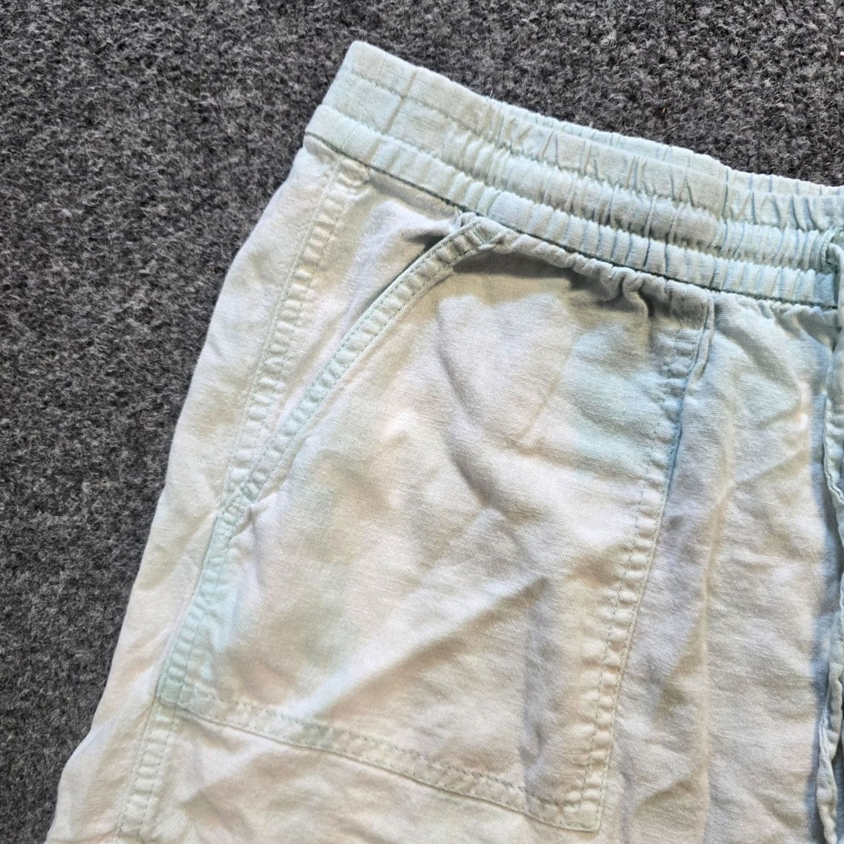 J.Crew J.CREW Shorts Womens XS Blue Pull On Linen Blend 3 Inch Casual Beach Size 26" / US 2 / IT 38 - 2 Thumbnail