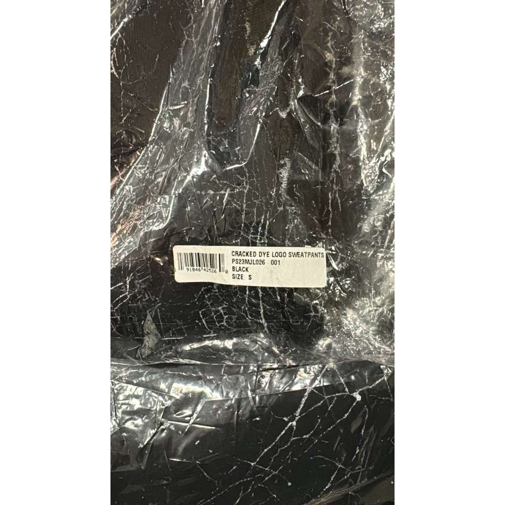 Amiri o1rshd1 Cracked Dye Logo Sweatpants / Joggers in Black Size US 30 / EU 46 - 17 Thumbnail