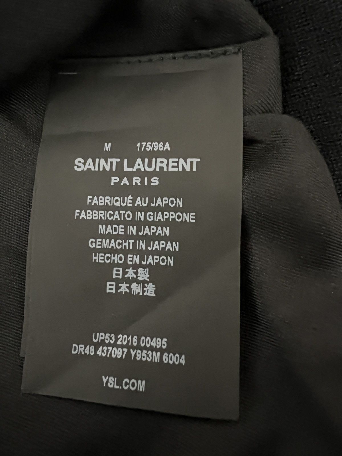 Saint Laurent Paris Saint Laurent Western Teddy Jacket Slimane Size US M / EU 48-50 / 2 - 9 Thumbnail