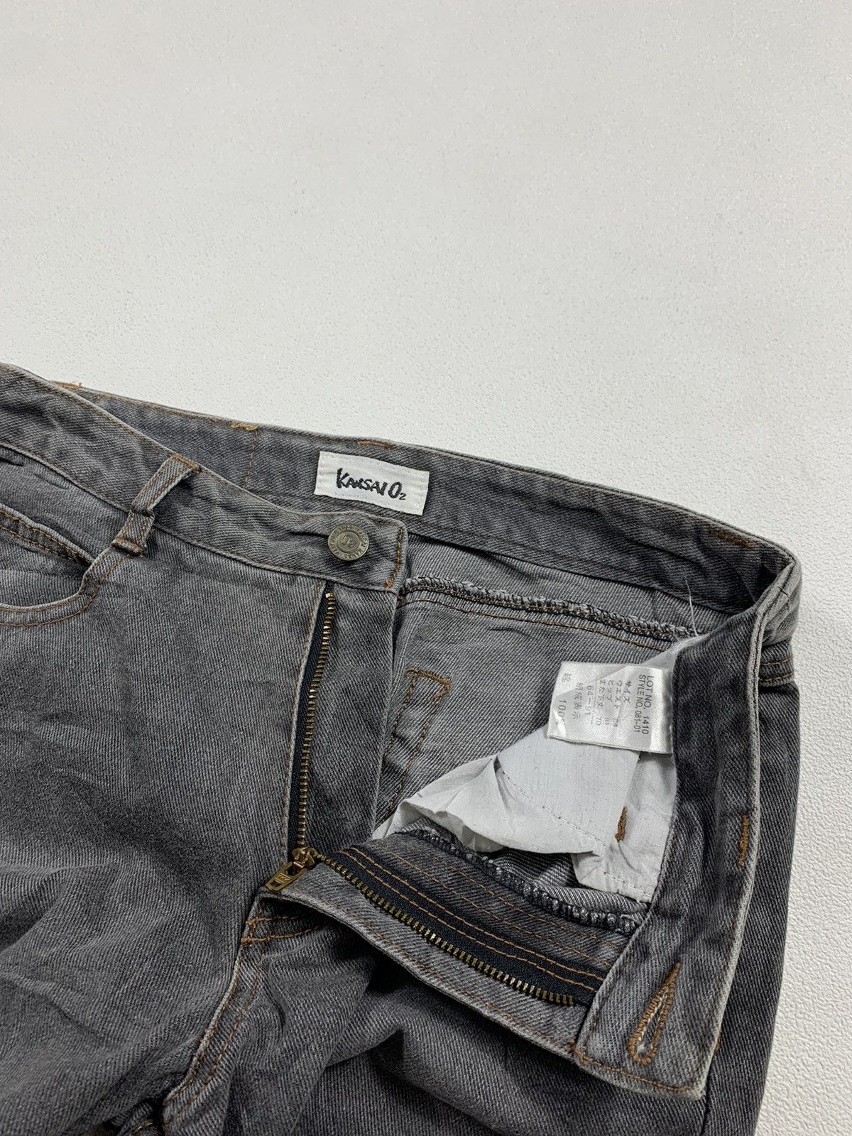 Yohji Yamamoto Kansai o2 Bootcut Jeans Size 29" - 9 Thumbnail