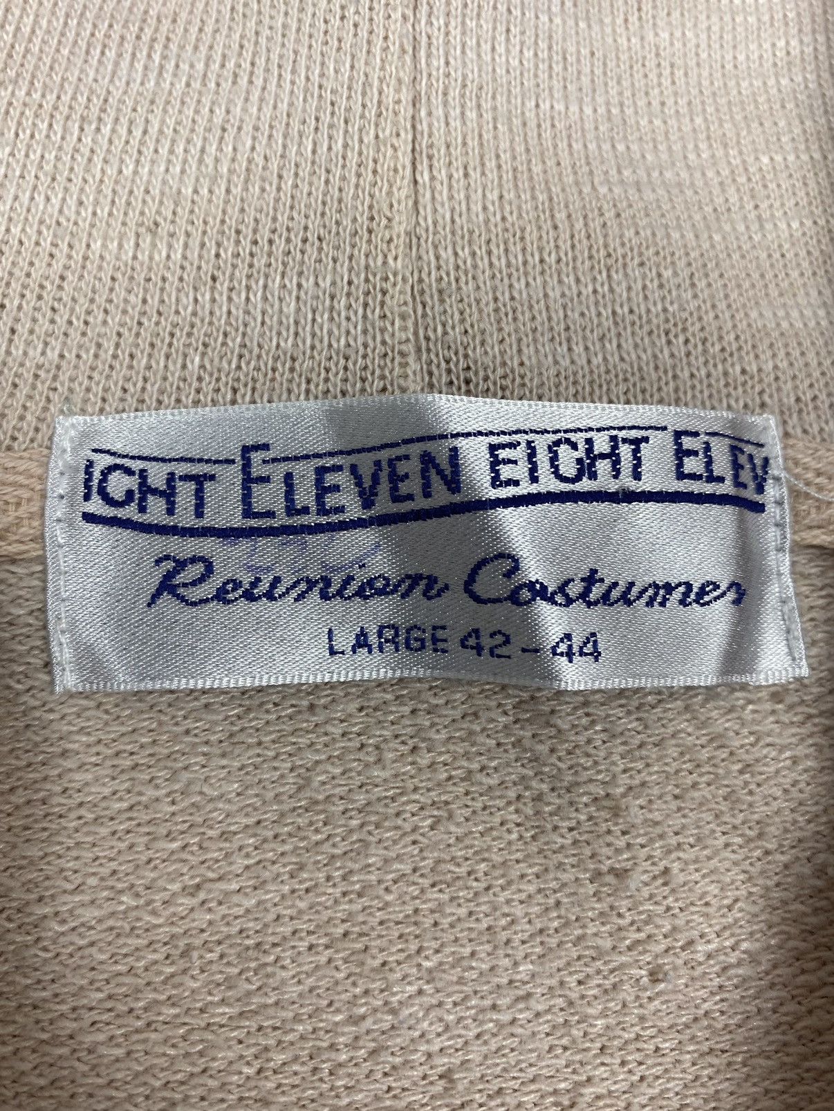 Japanese Brand Eleven Eight Japan Brooklyn Spell Out Raglan Zip Hoodie Size US L / EU 52-54 / 3 - 3 Thumbnail