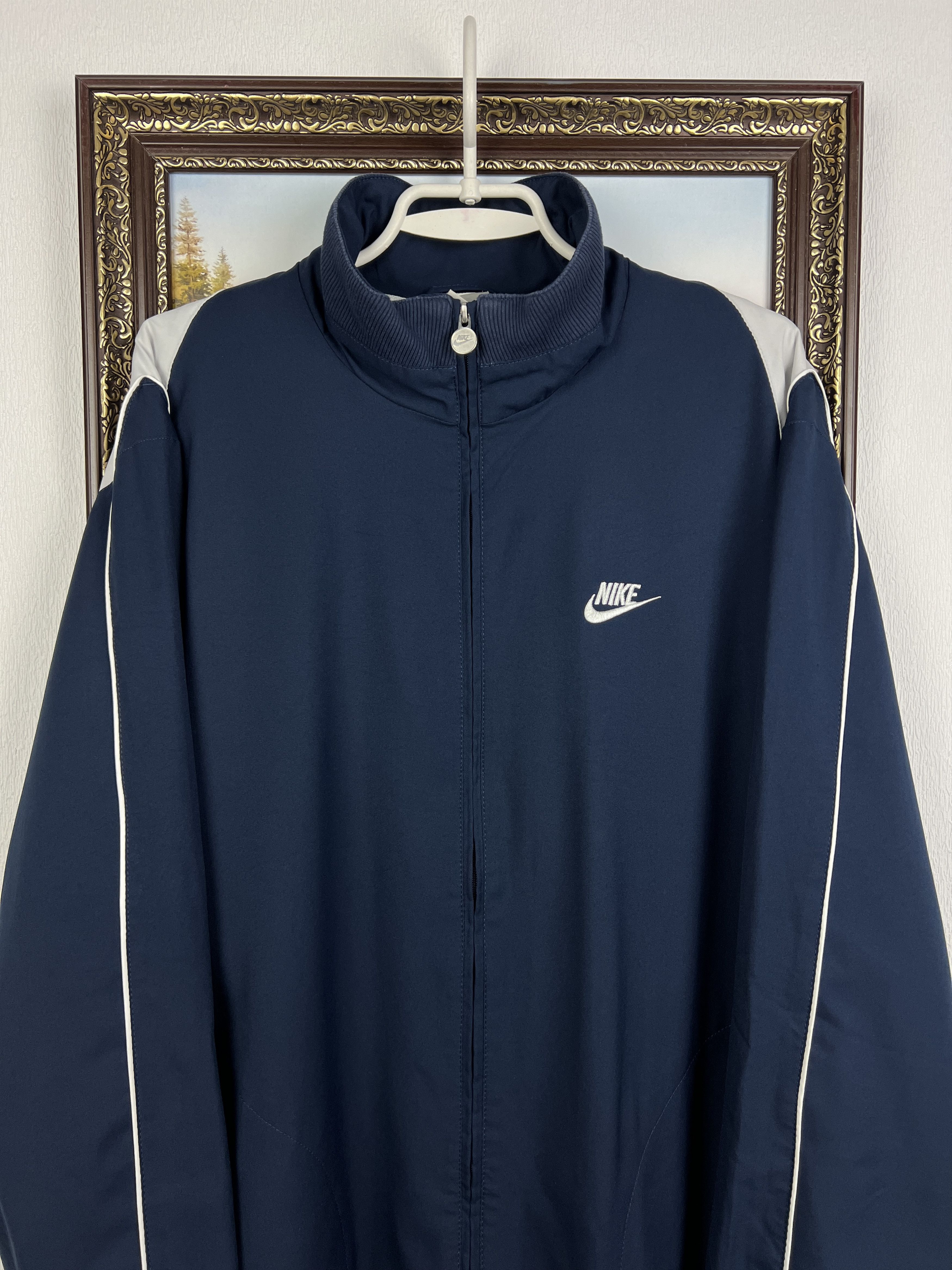 Nike Track Suit Jacket Pants Set Swoosh Rare Hype Track Top Size US L / EU 52-54 / 3 - 3 Thumbnail