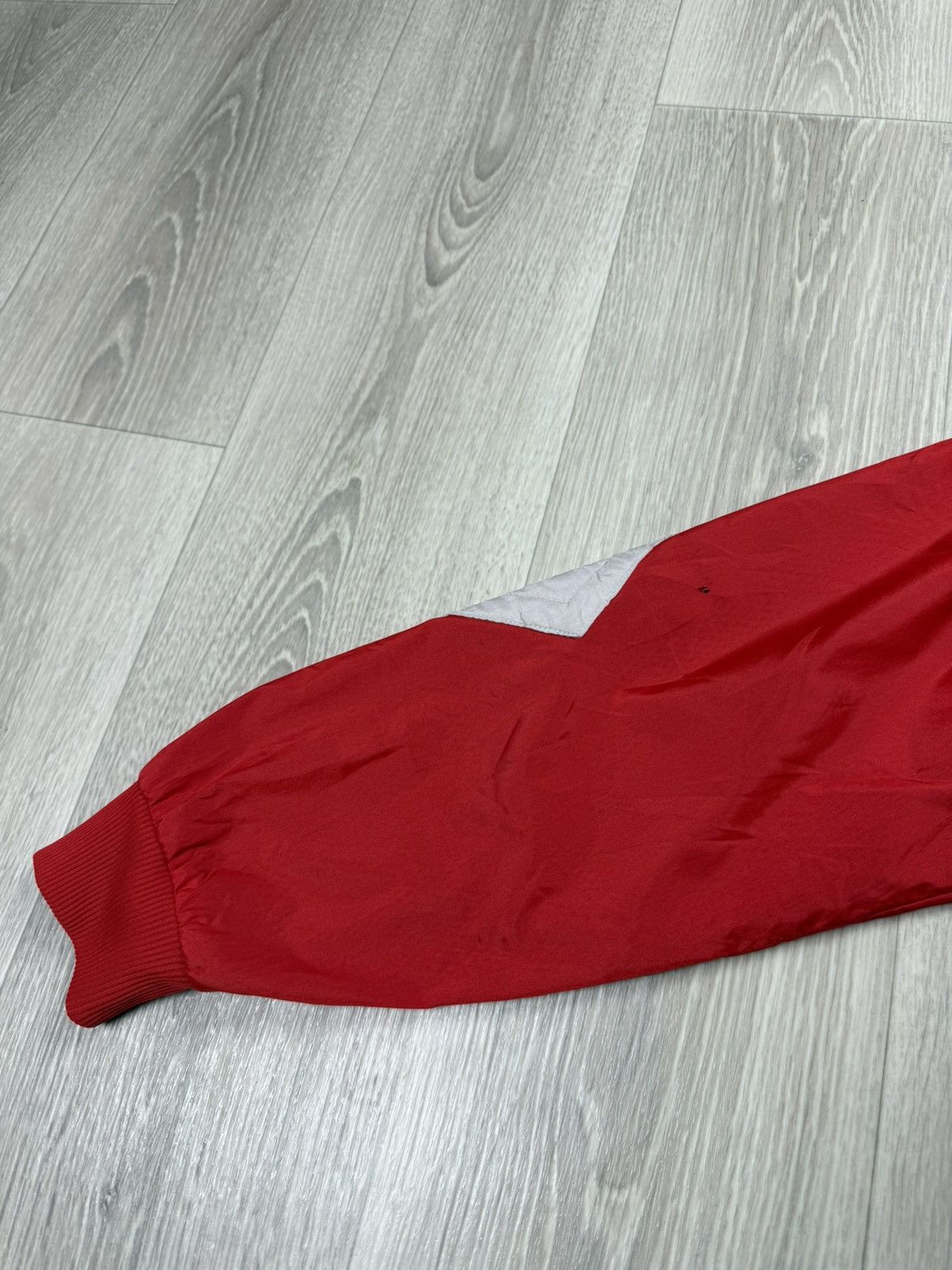 Adidas Vintage Adidas Windbreaker Track Jacket Grey & Red Retro 90s Size US XL / EU 56 / 4 - 12 Thumbnail