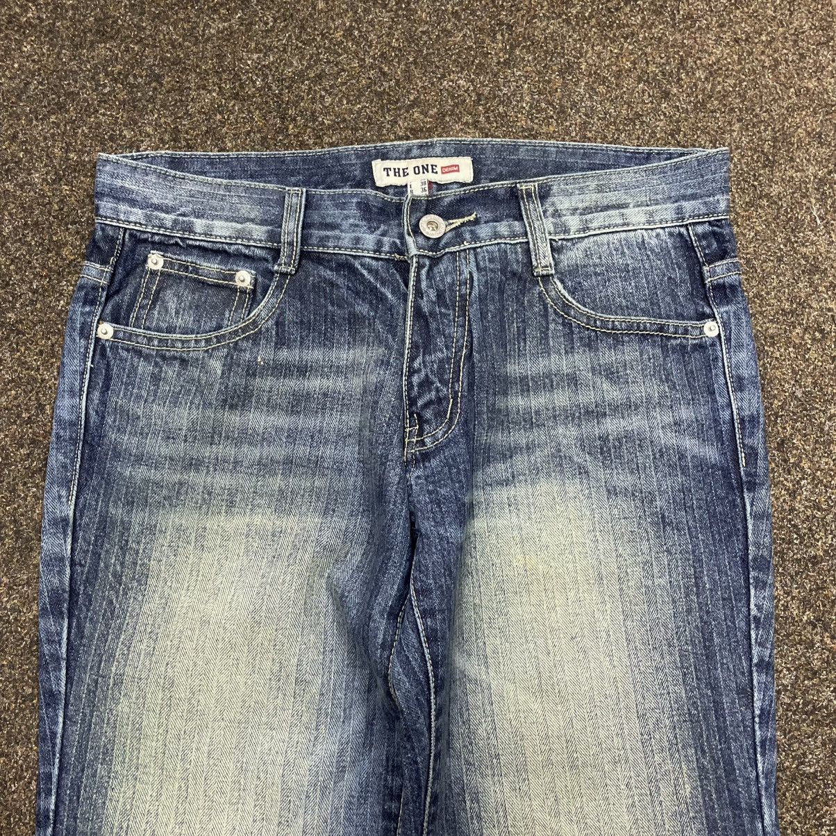 Vintage Y2K Logo Jeans 90s Archive Fade Flared