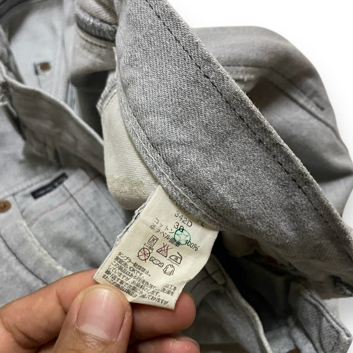 Vintage ORIGINAL MADE IN JAPAN SELVEDGE RED EAR PAULS SMITH DENIM Size US 32 / EU 48 - 7 Thumbnail