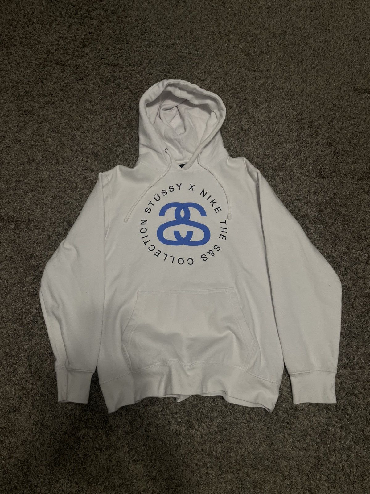 Nike × Stussy StussyxNike Hoodie Cyan/White Size US M / EU 48-50 / 2 - 1 Thumbnail