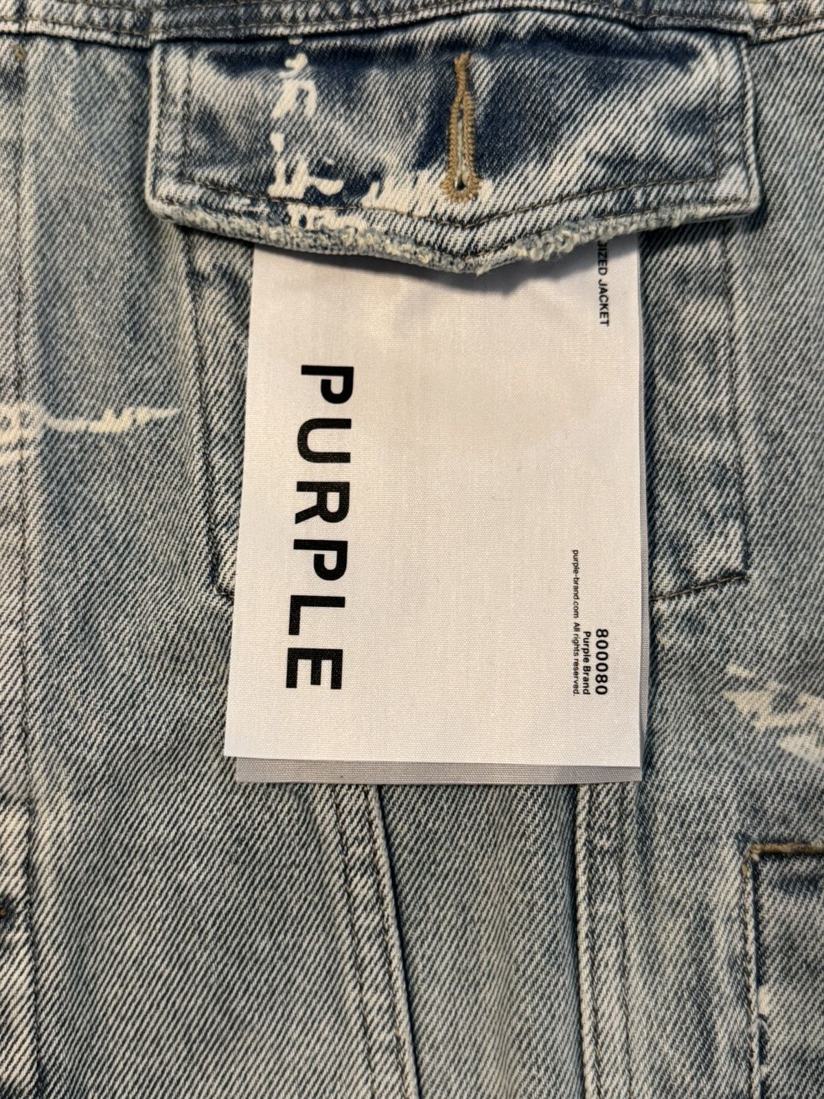 Purple Brand Purple Brand Monogram Oversized Indigo Jacket S Small Size US S / EU 44-46 / 1 - 3 Thumbnail
