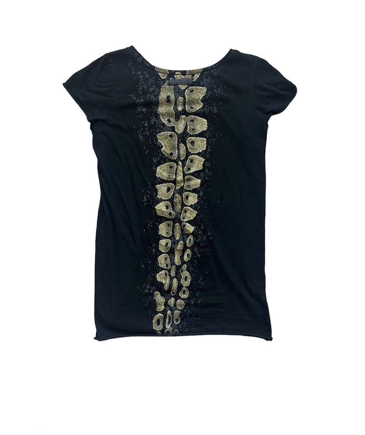 image of If Six Was Nine Snake Spine Tee in Black, Men's (Size Small)